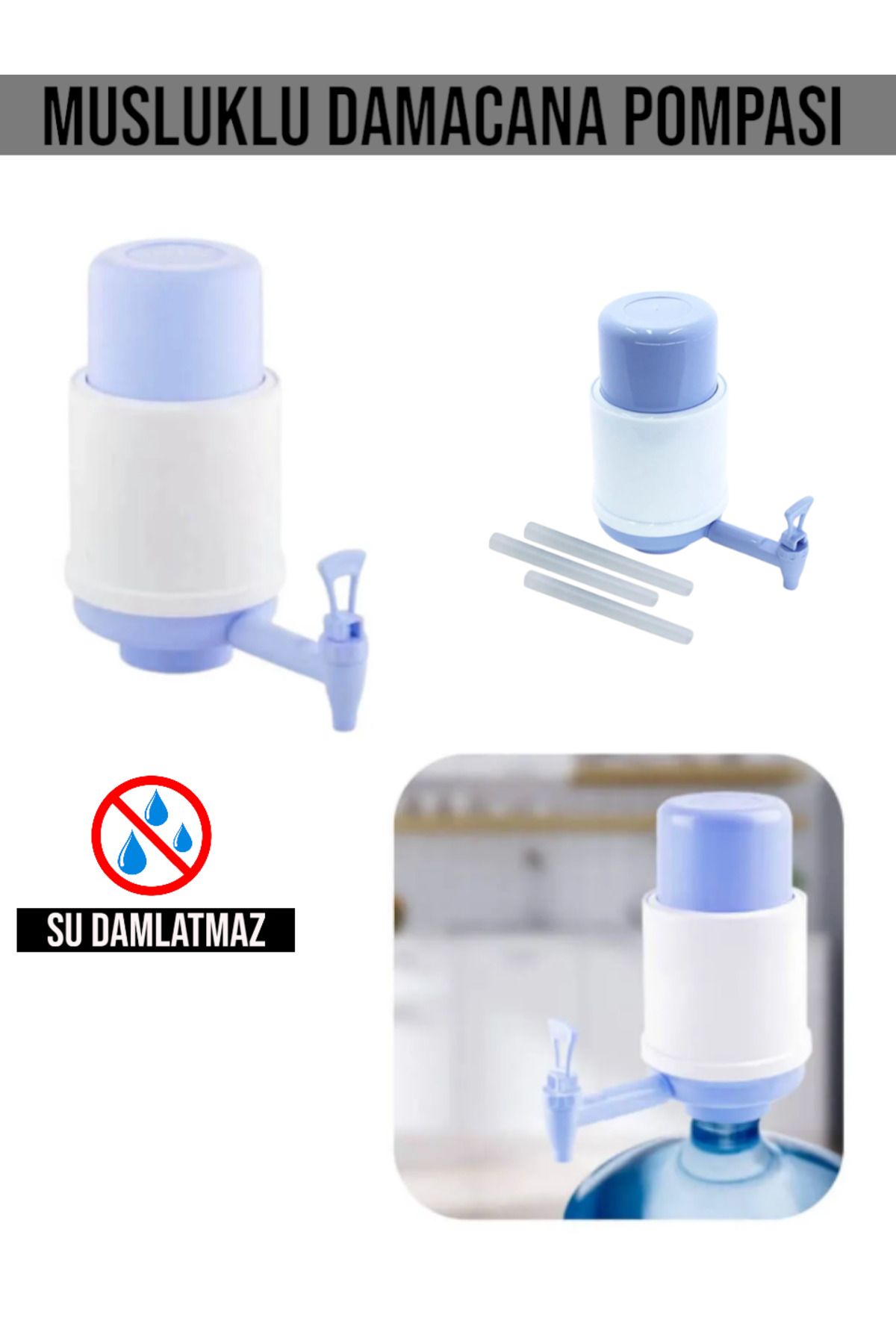CocoVia Pompă Superbă Pentru Sticlă Cu Robinet - Pompă De Apă Pentru Rulotă Pentru Picnic - One Size