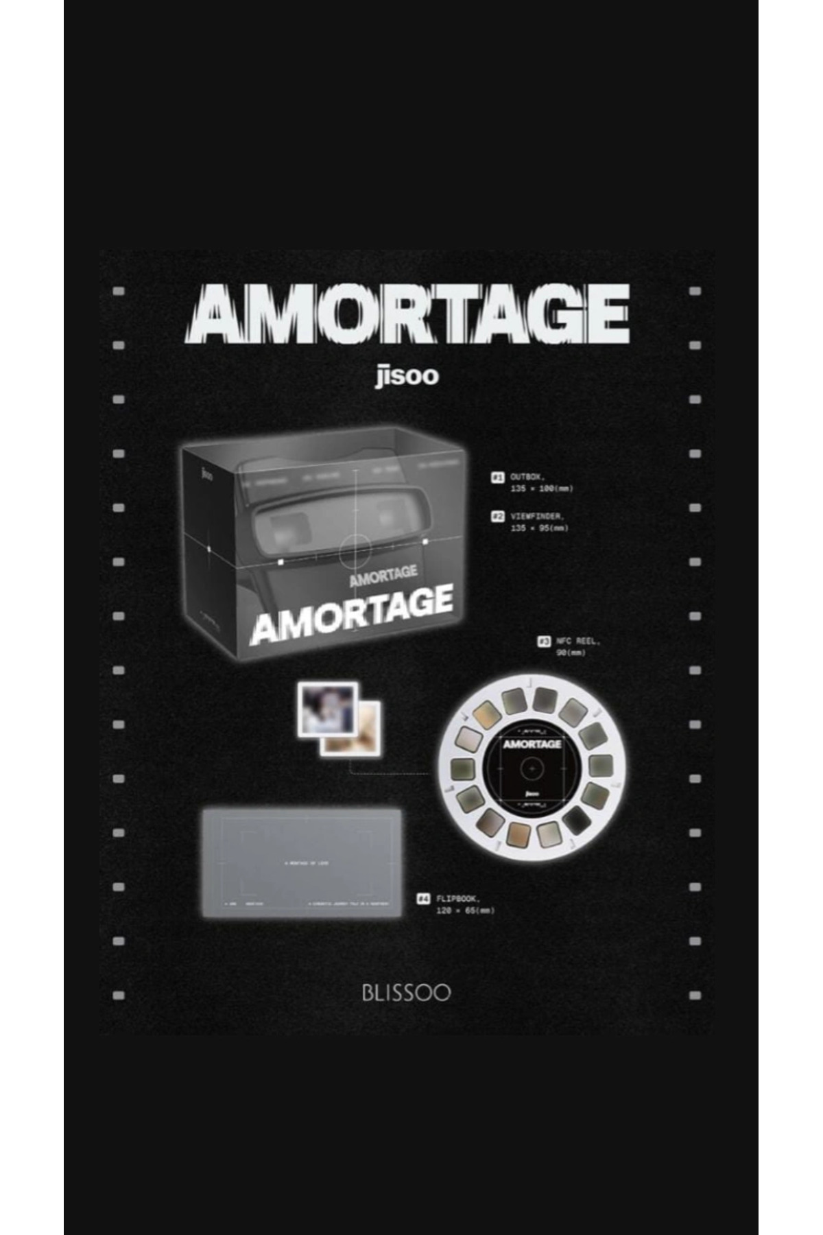tays store JISOO (BLACKPINK) - (AMORTAGE) (REELS Ver.) Album