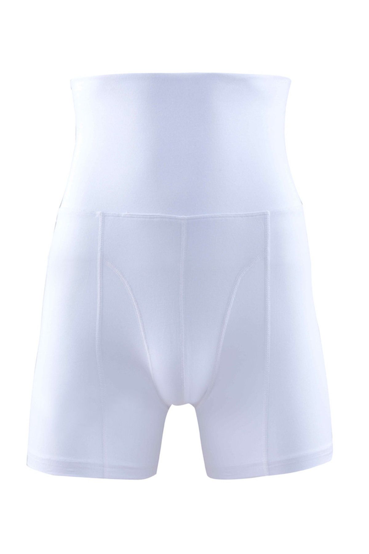 Blackspade-Ανδρικό Cotton Elastane Corset Boxer High Waist 9210 - Λευκό 4