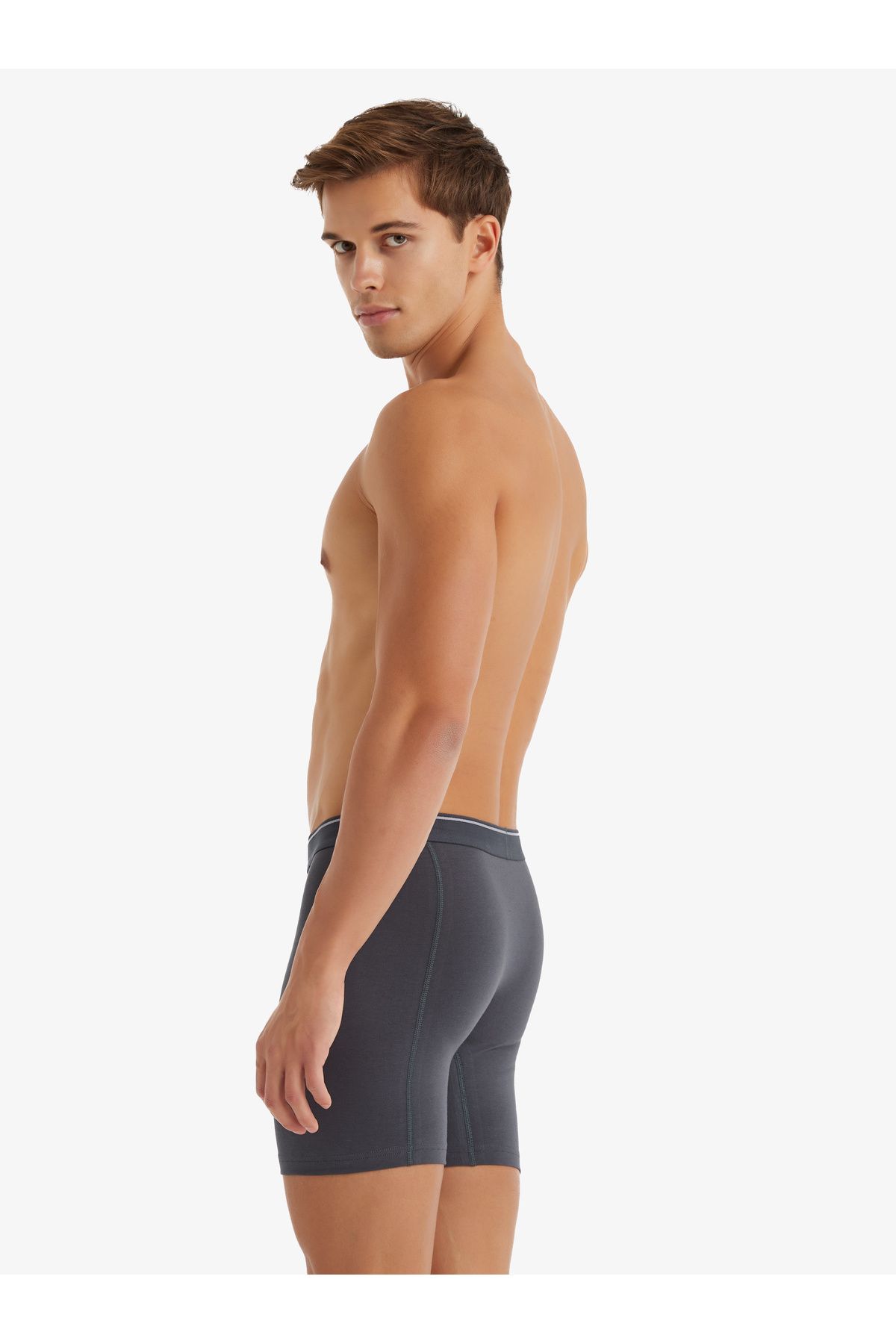 Blackspade-Men's Cotton Elastane Retro Boxer Tender Cotton 9216 - Anthracite 2