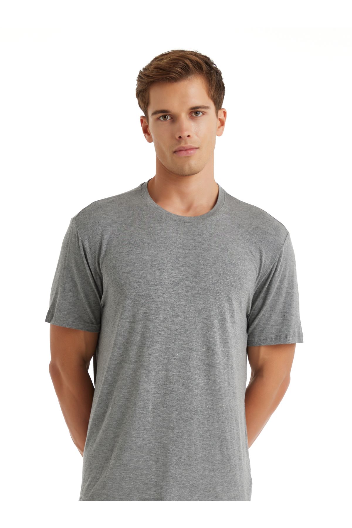 Blackspade-Undershirt Silver 9306 Men - Gray Melange 2
