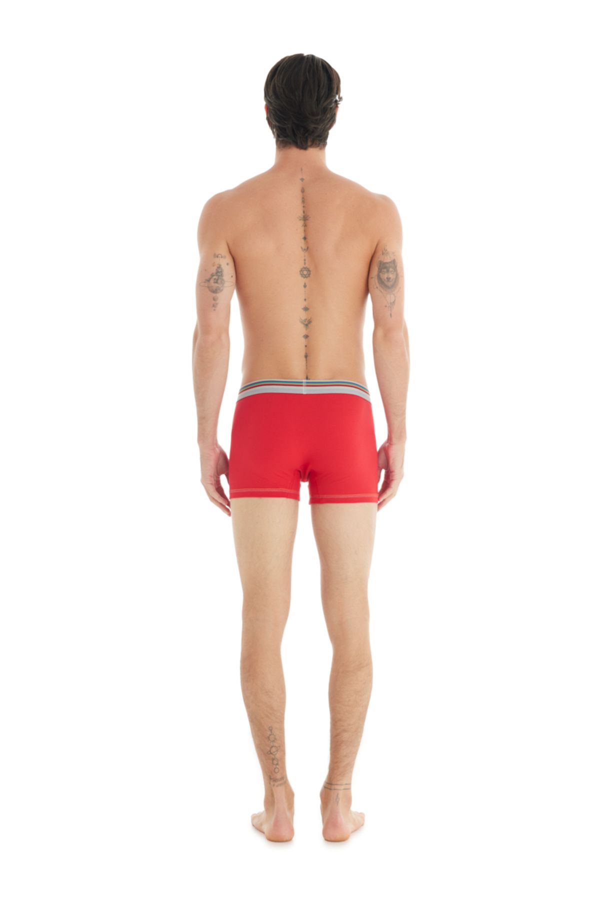 Blackspade-Ανδρικά Cotton Elastane Boxers Χρώματα 9550 - Κόκκινο 6