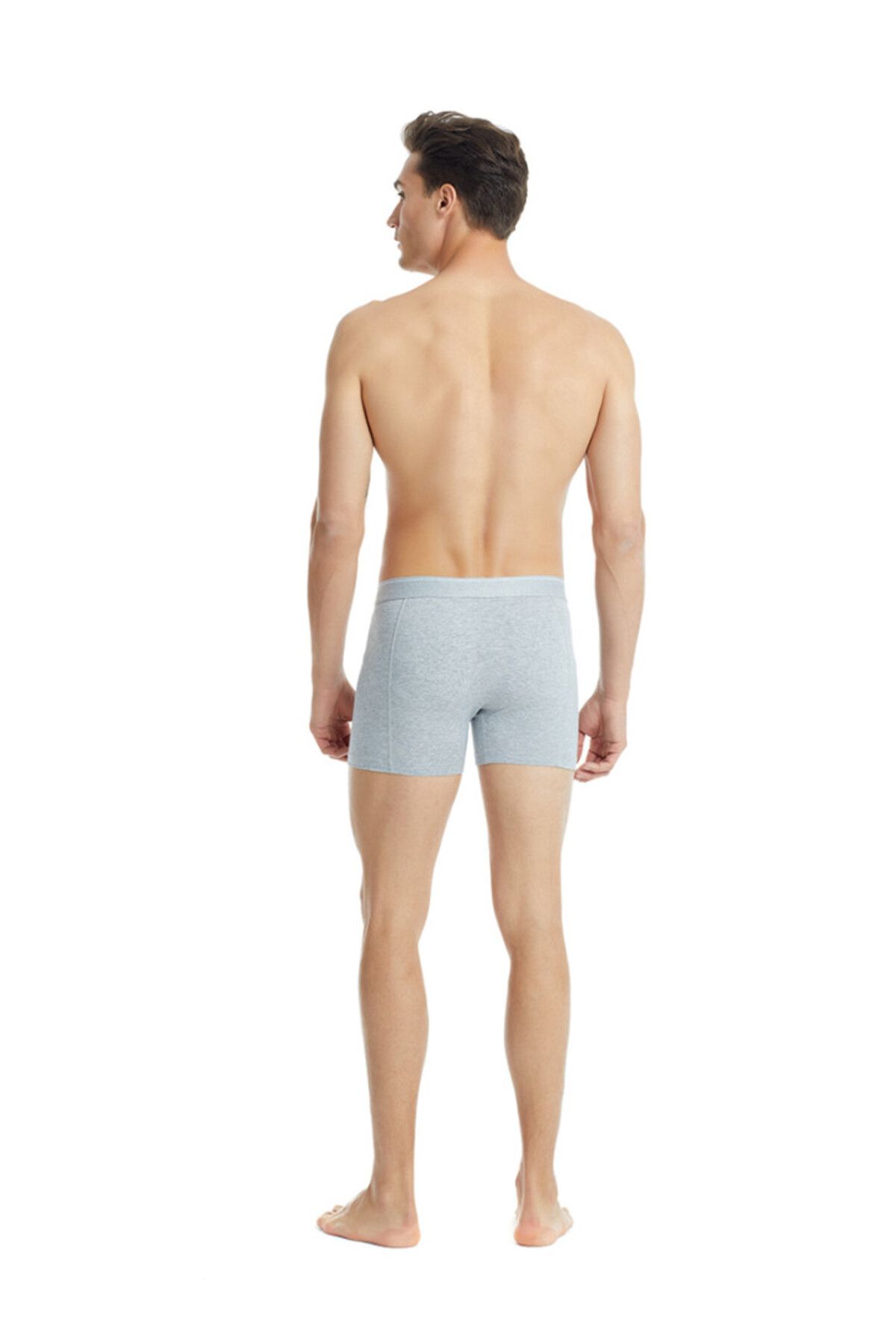 Blackspade-Men's Cotton Elastane Boxer Tender Cotton 9233 - Gray Melange 5