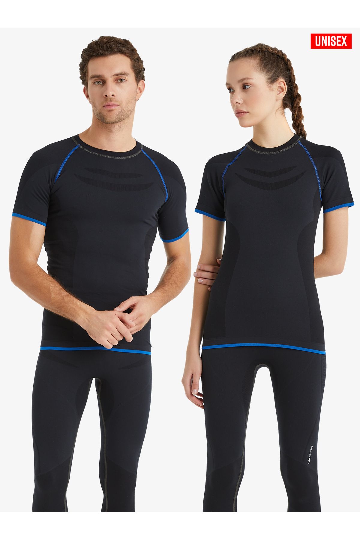 Blackspade-Unisex Θερμικό T-Shirt Pro 2ο Επίπεδο 9570 - Ανθρακί 1