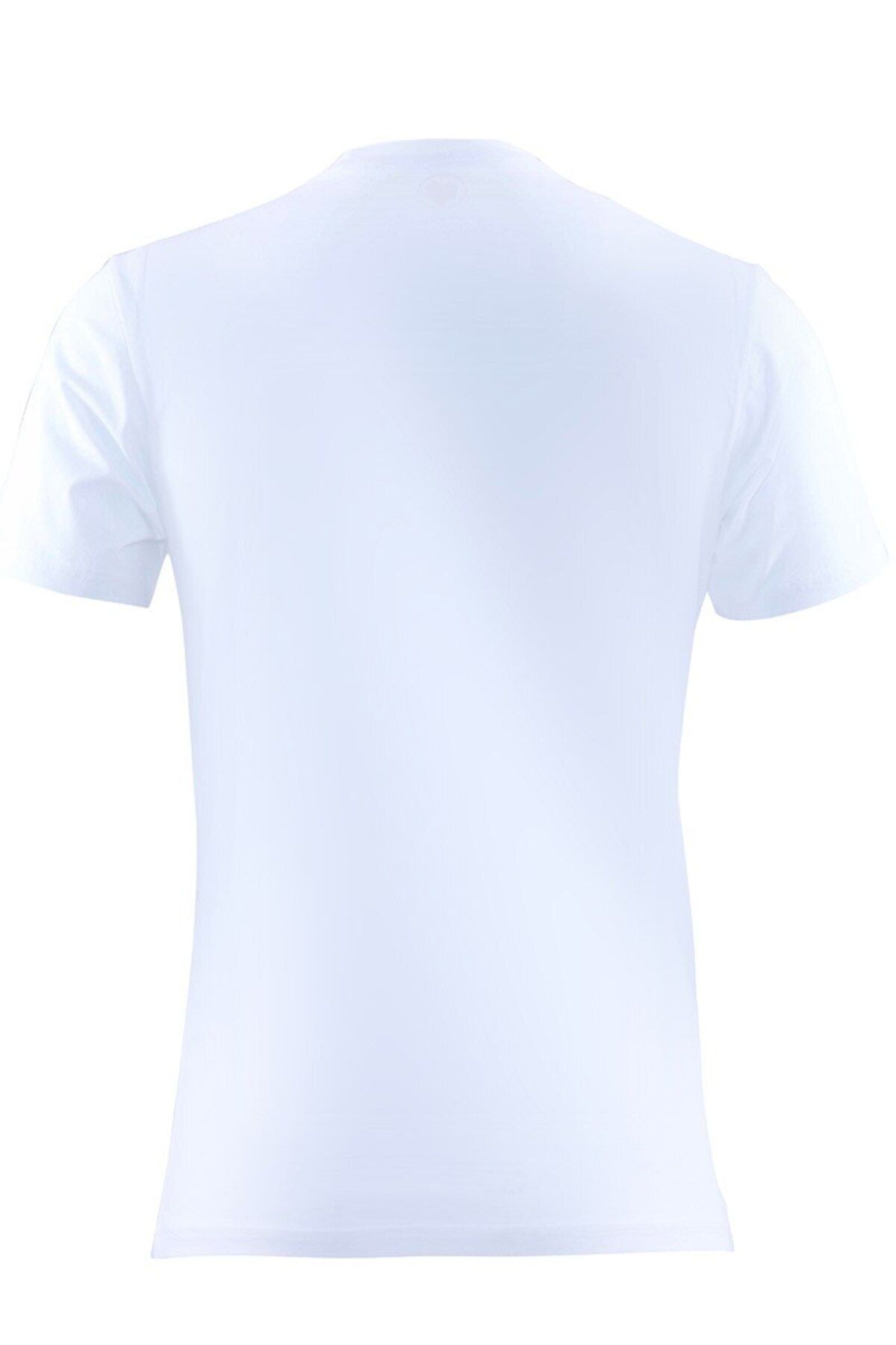 Blackspade-Tricou pentru bărbați cu gât crew Aura 9506 - alb 3