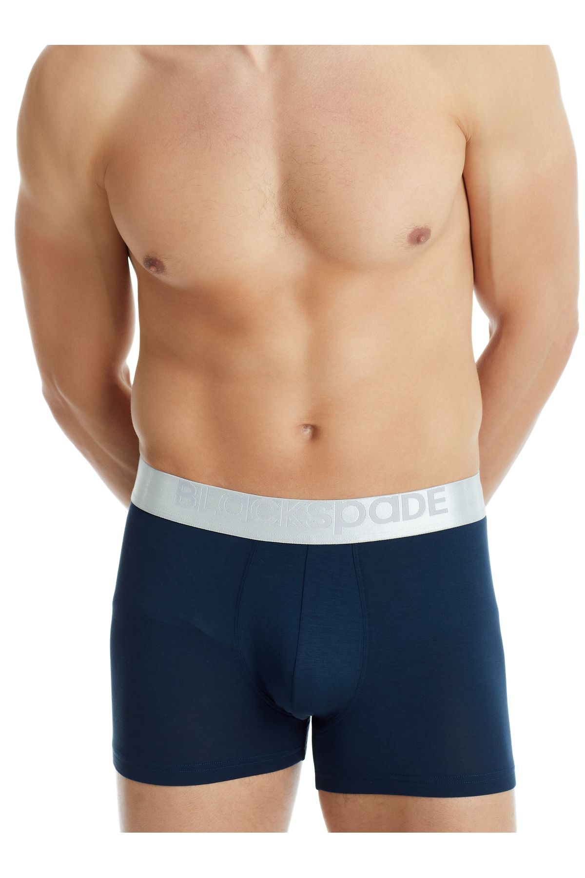 Blackspade-Boxeri modal din elastan pentru bărbați, argintiu 9302 - bleumarin 3