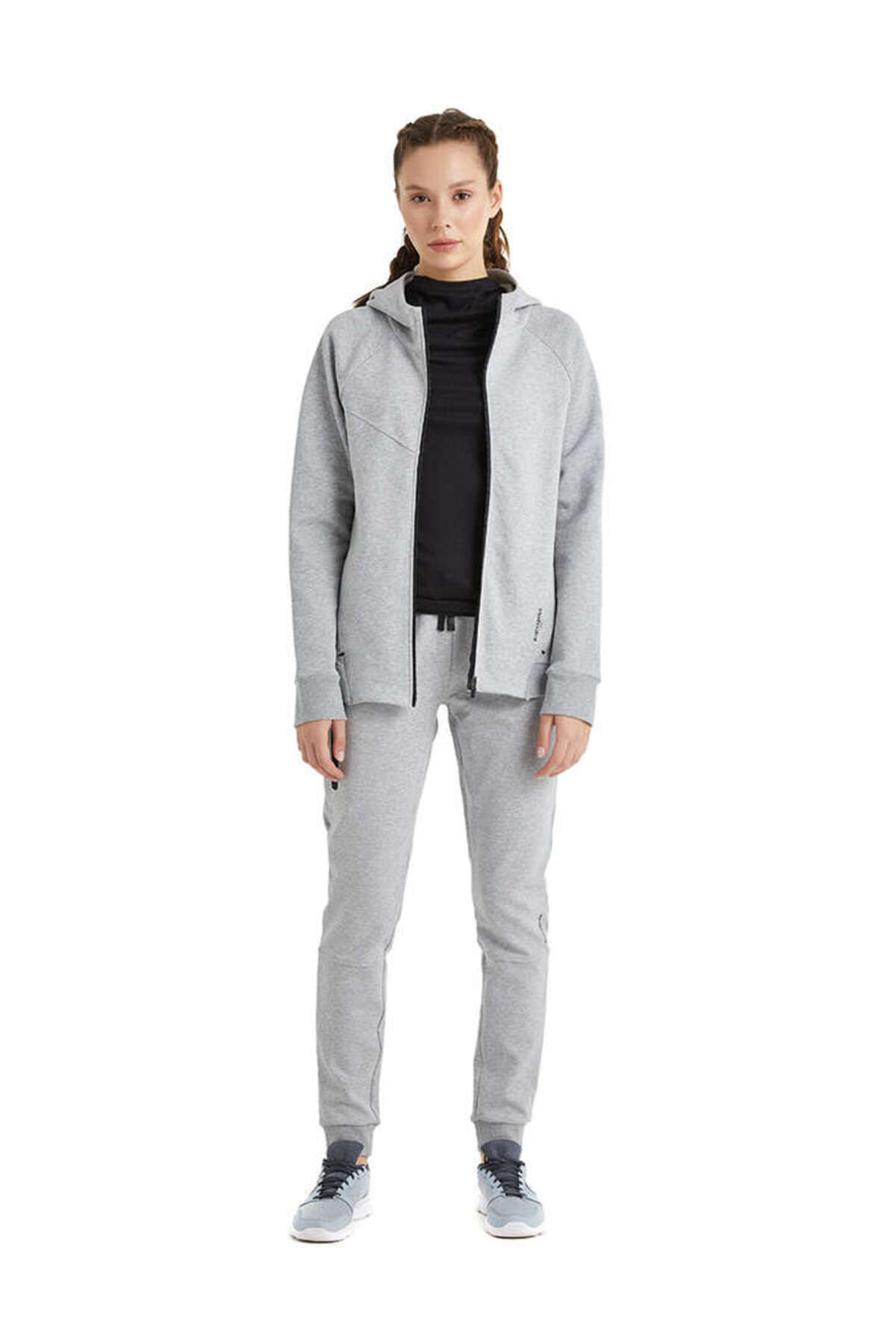 Blackspade Kadın Sweatshirt 80019 - Gri görsel 7