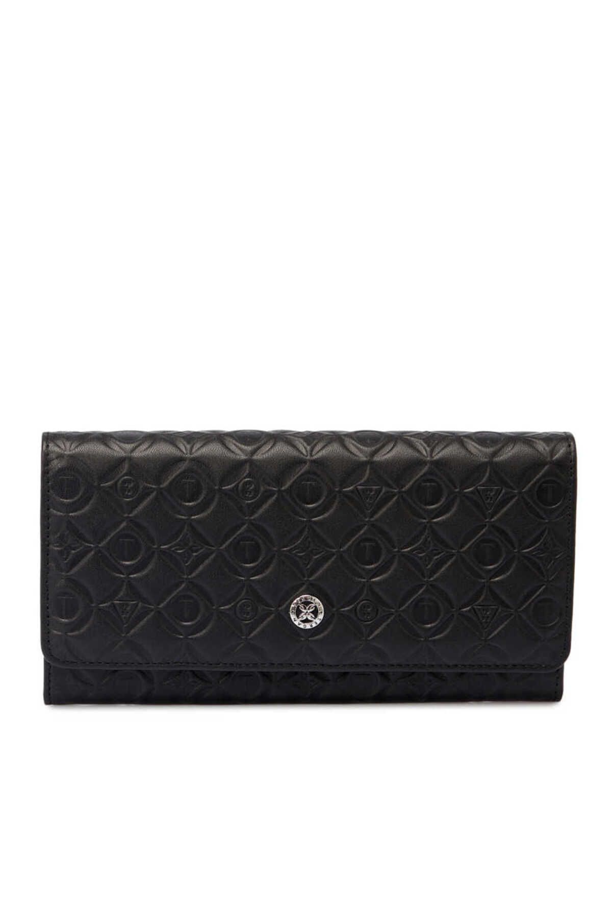 Tergan-Women's Black Leather Wallet - S1Cb 00005783 -C59 2