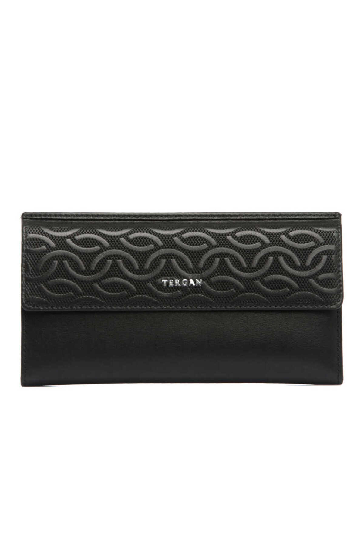 Tergan-Women's Black Leather Wallet - S1Cb 00005793 -C59 2