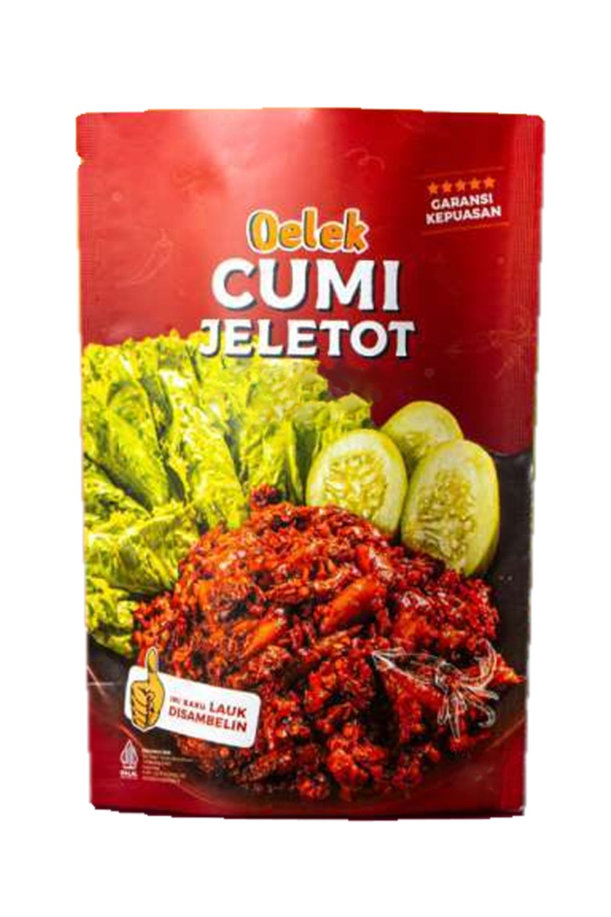 OELEK Cumi Jeletot - Lauk Cumi Jeletot Cabai Merah 1 paket