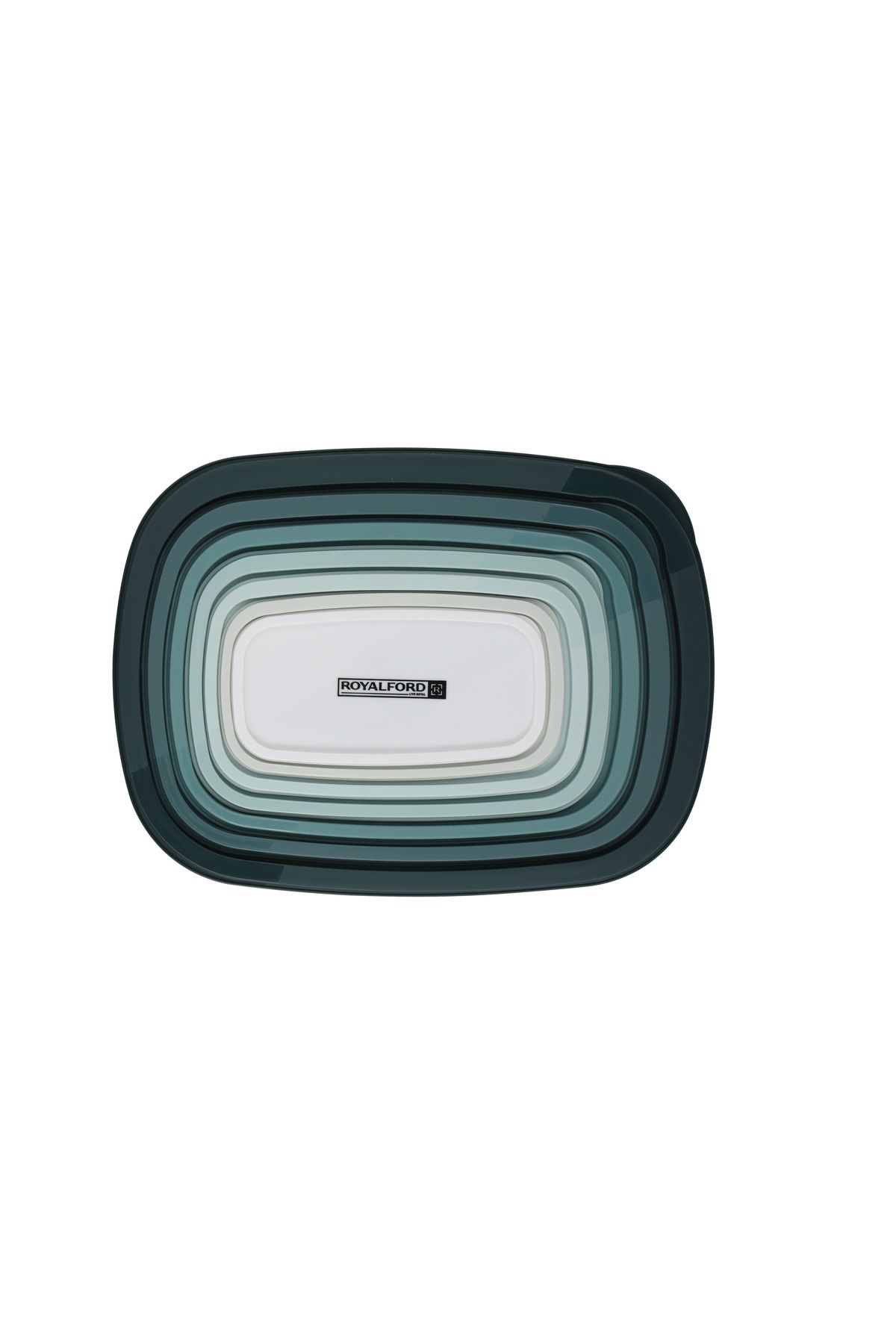 ROYALFORD-Pack of 7 Containers, 220 ml, 380 ml, 650 ml, 1000 ml, 1800 ml, 2600 ml, 4200 ml 3