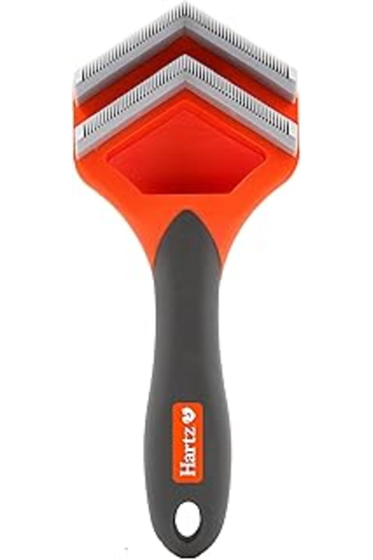 Mu Art Ahşap Hartz Groomer'S Best Fur Fetcher De-Shedder Köpek Fırçası, Siyah