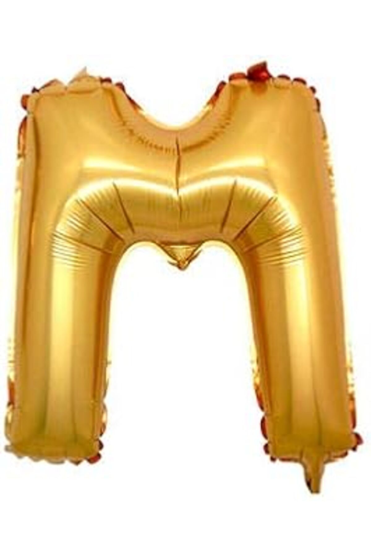 Mu Art Benim Marifetlerim - M Harfi Altın Folyo Balon 40 İnch 90 Cm