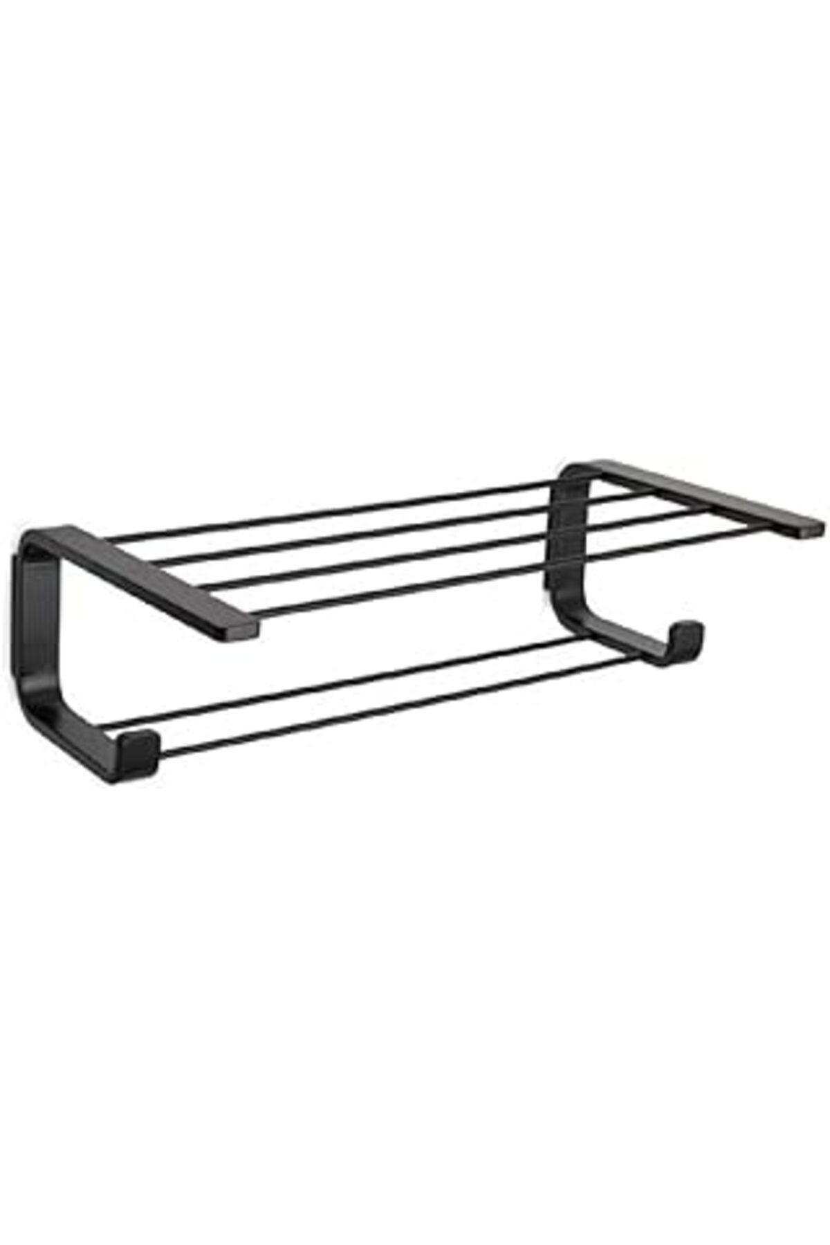 robotrend System Banyo Havlu Rafı Siyah Renk 140X269X500 Mm