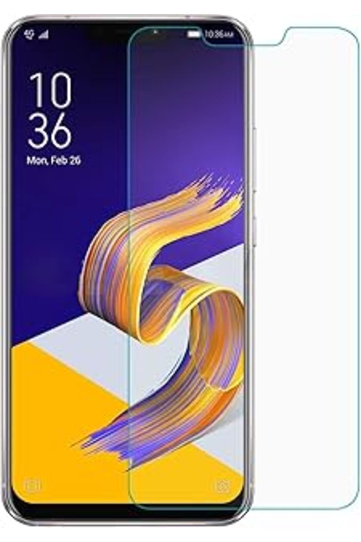 Pazarcan Microsonic Asus Zenfone 5Z (6.2'') Zs620Kl Nano Cam Ekran Koruyucu Kırılmaz Film [Zenfone 5Z (6.2''