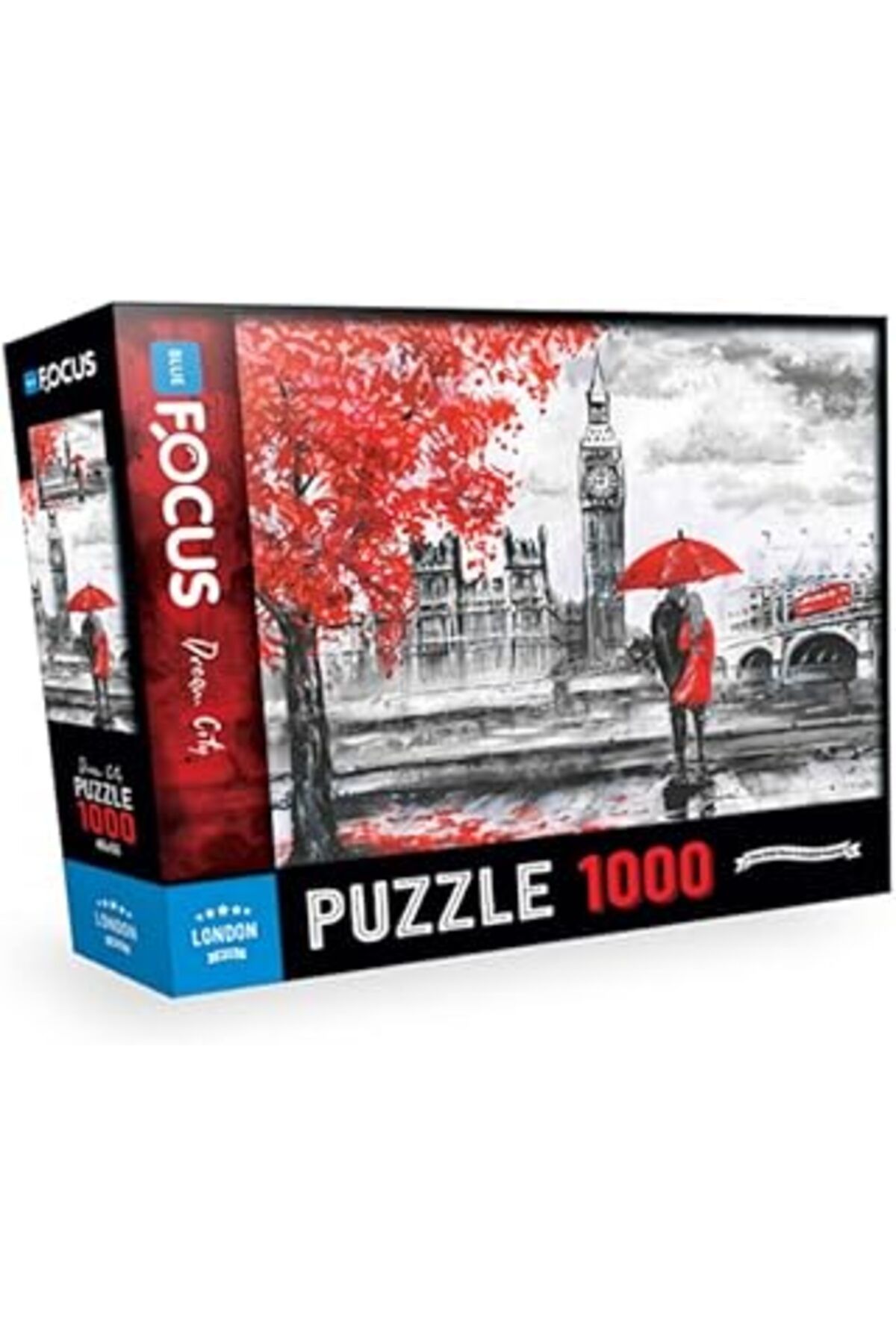 Pazarcan Blue Focus-Focus 1000 Parça Puzzle - London