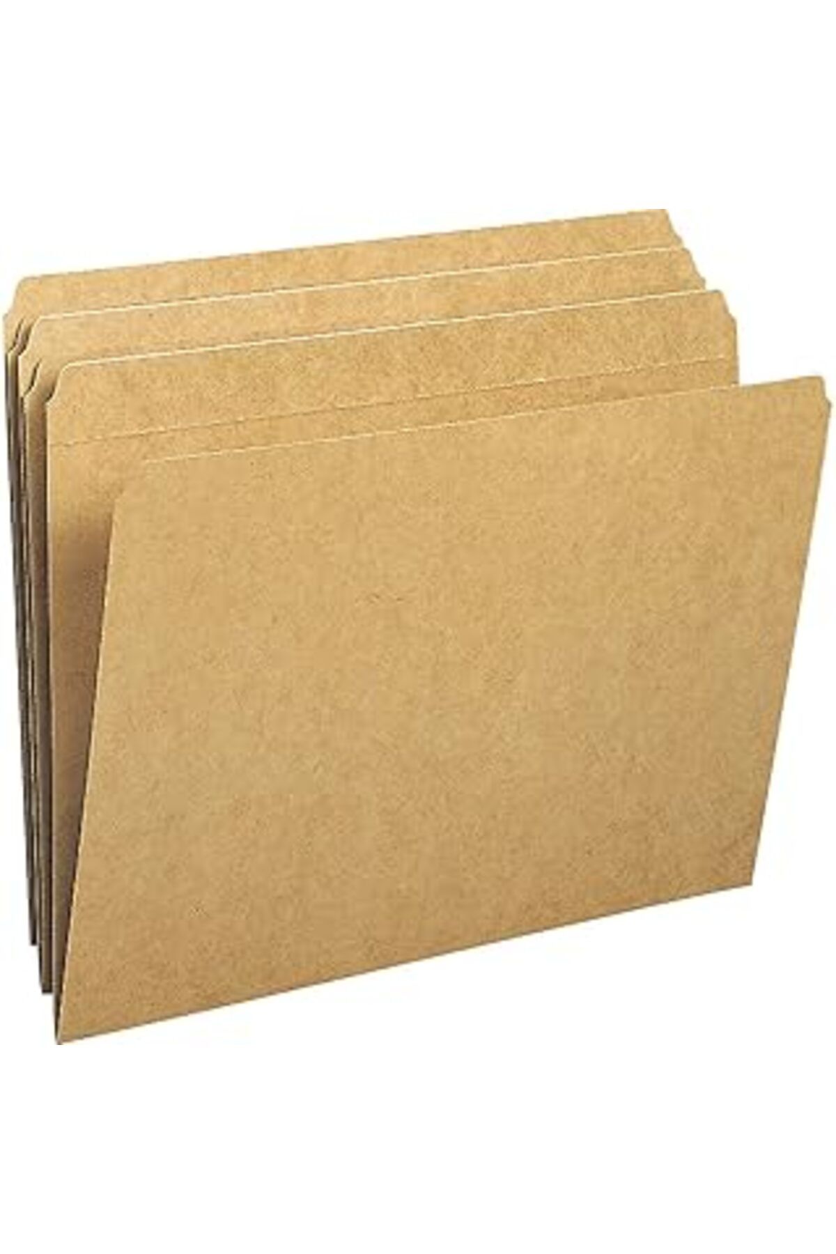 Mu Art Ahşap Smead Dosya Klasörü, Güçlendirilmiş Düz Kesim Tab, Mektup Boyutu, Kraft, Kutu Başına 100 (10710)