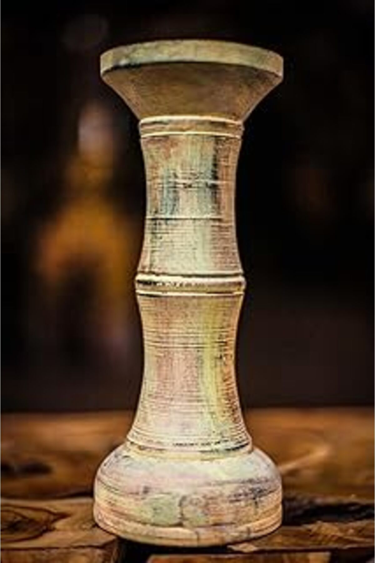 Mu Art Candle Holder Yellow