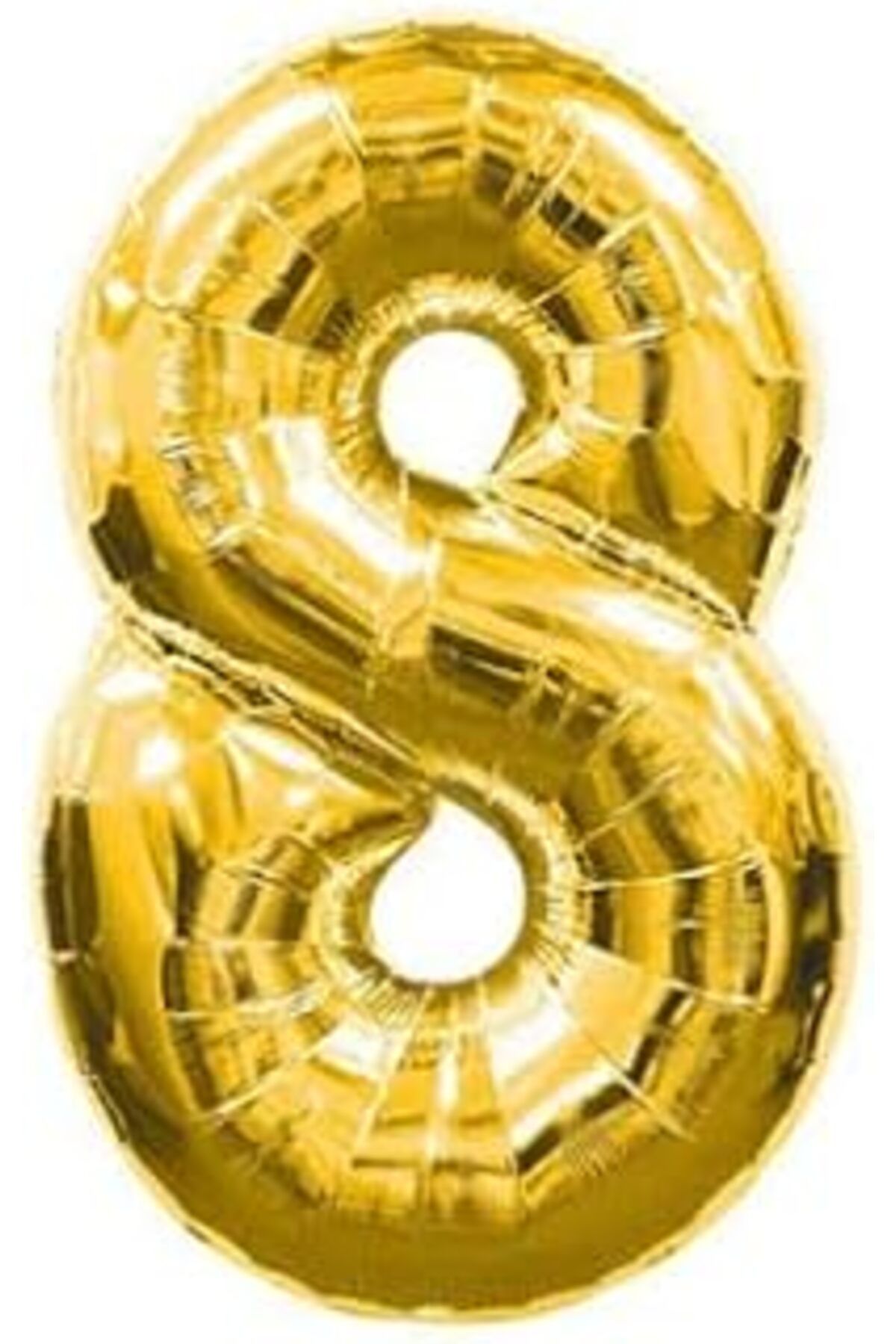 Hepta Collection Benim Marifetlerim - 8 Rakamı Altın Folyo Balon 40 Inch 90 Cm