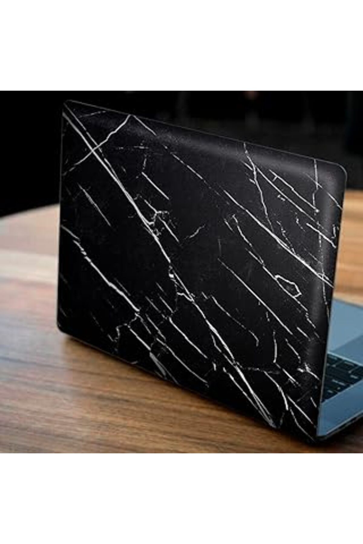 NETWORK ART ARTİKEL Siyah Mermer Notebook Sticker