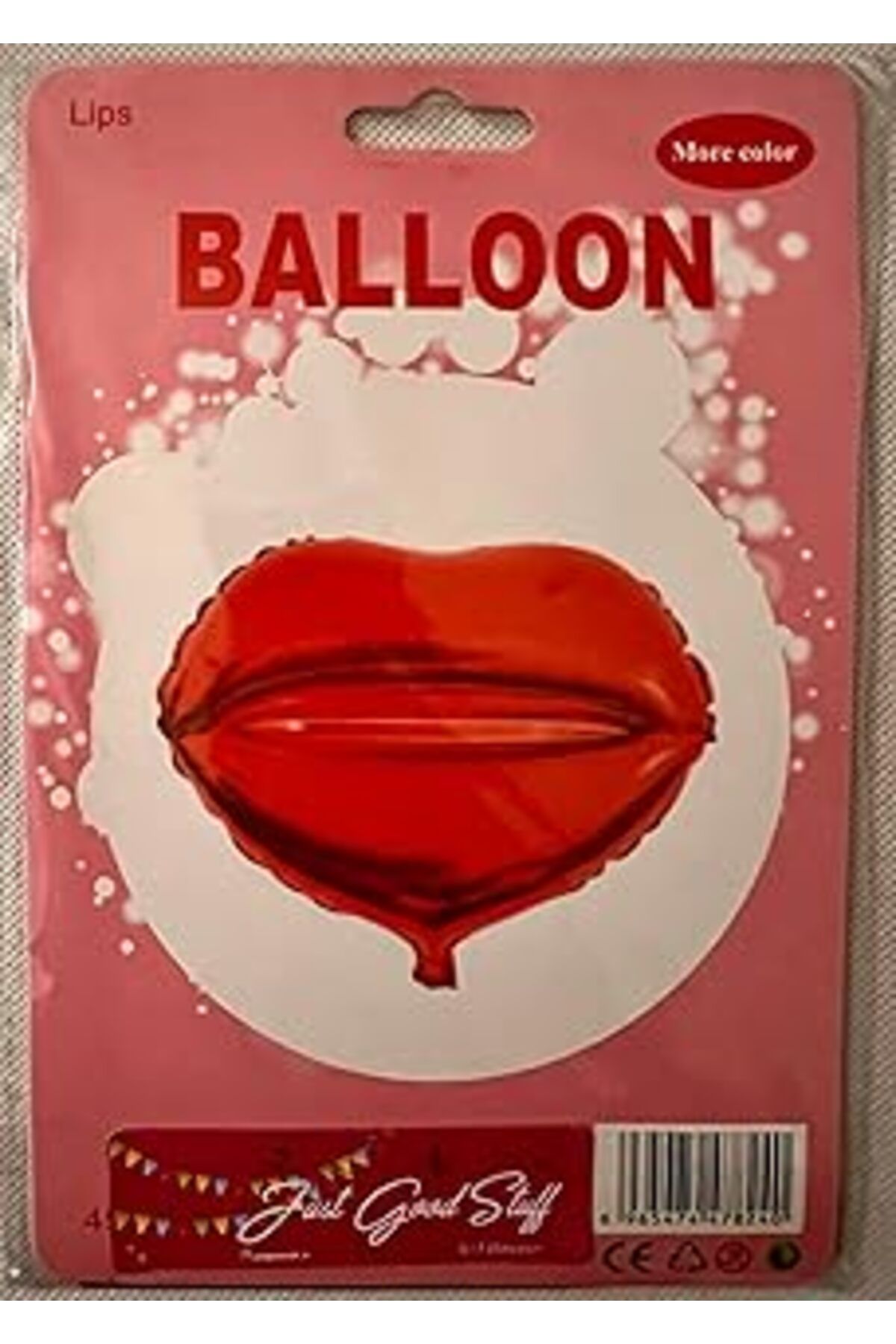 Mu Art Just Good Stuff - Sevgililer Günü - Kırmızı Dudak Folyo Balon