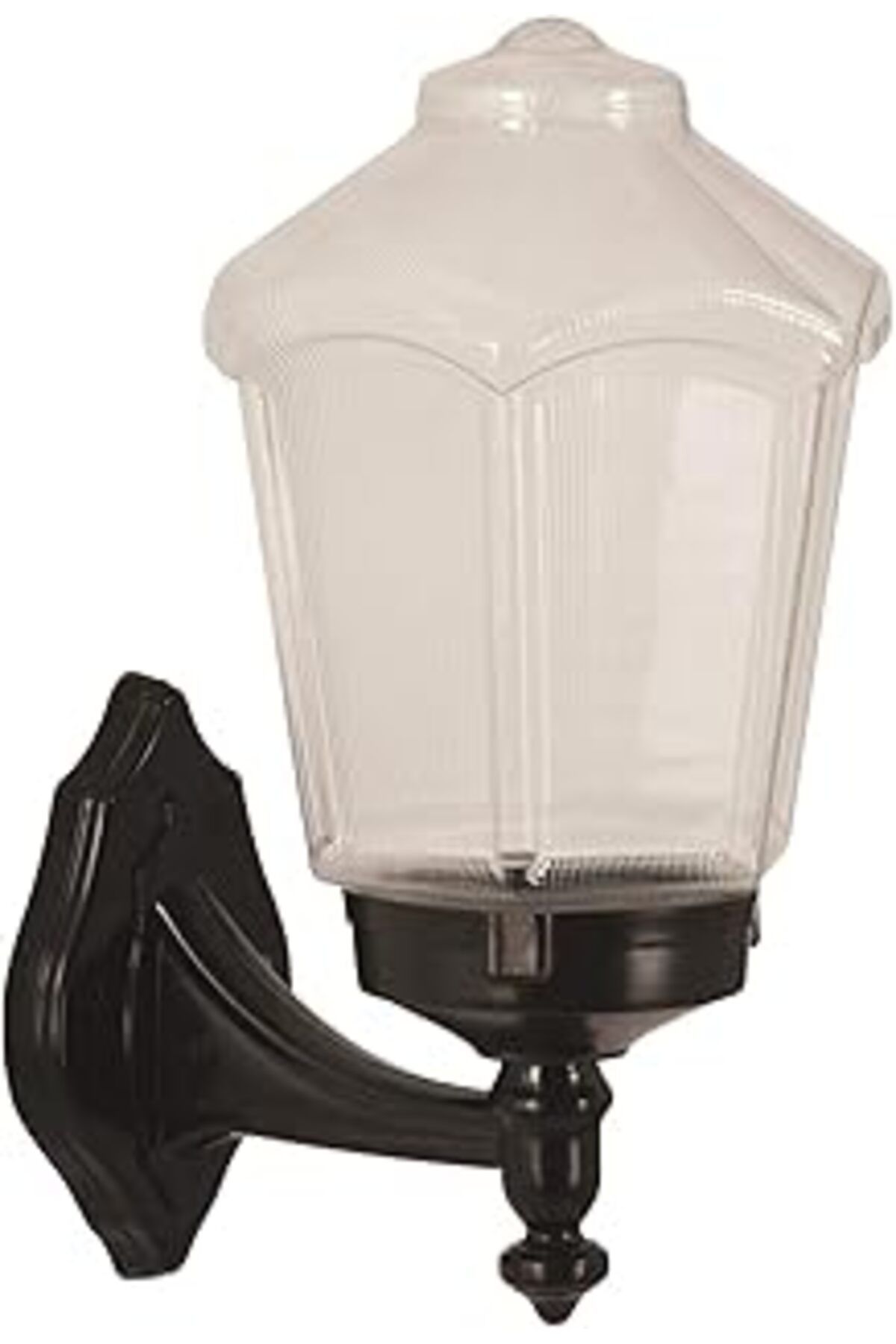 Mu Art Ahşap Avonni 68197 Bahçe Aplik, 60 W, Siyah