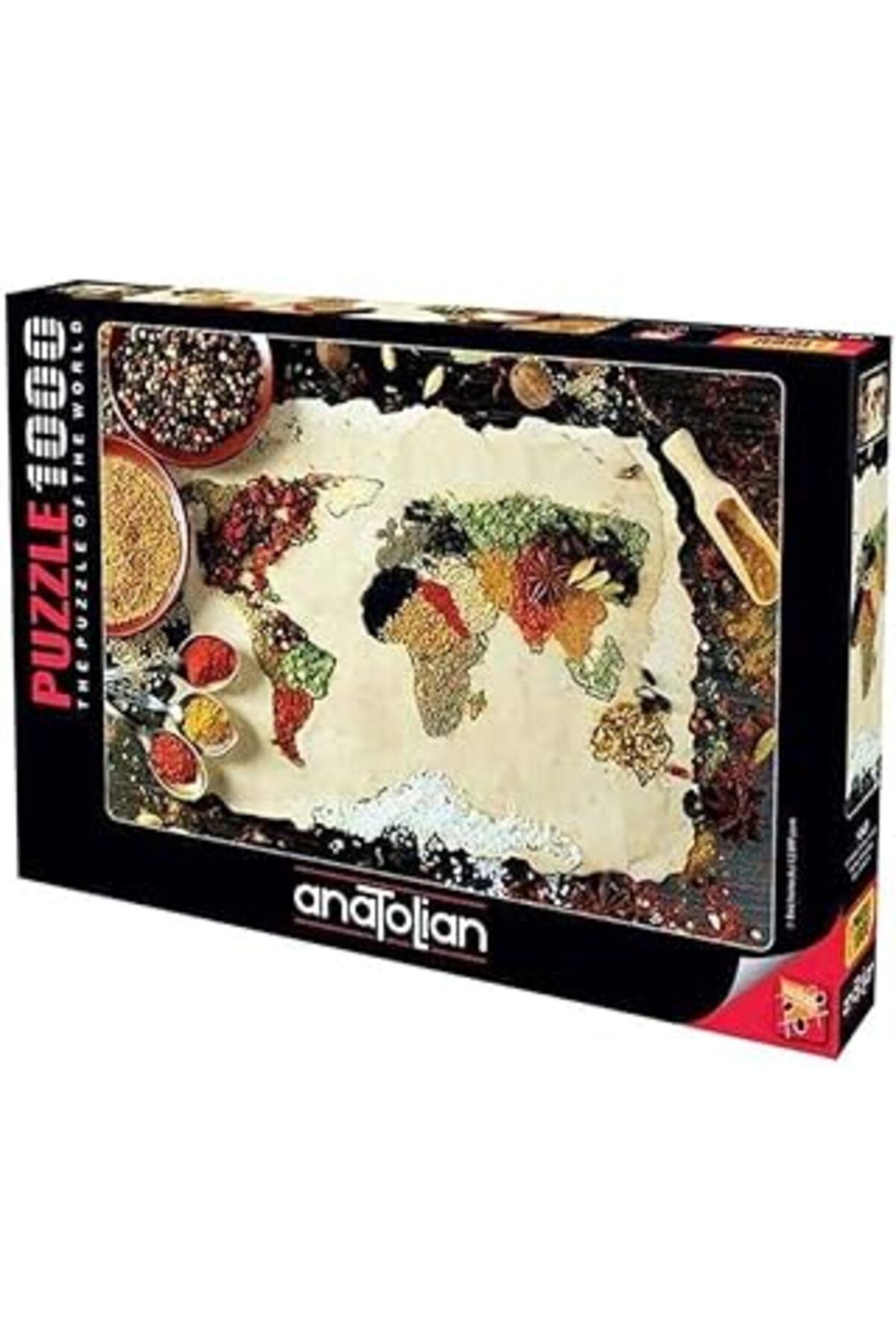 NETWORK ART Anatolian Puzzle - Baharatlı Dünya Haritası / 1000 Parça, #1045