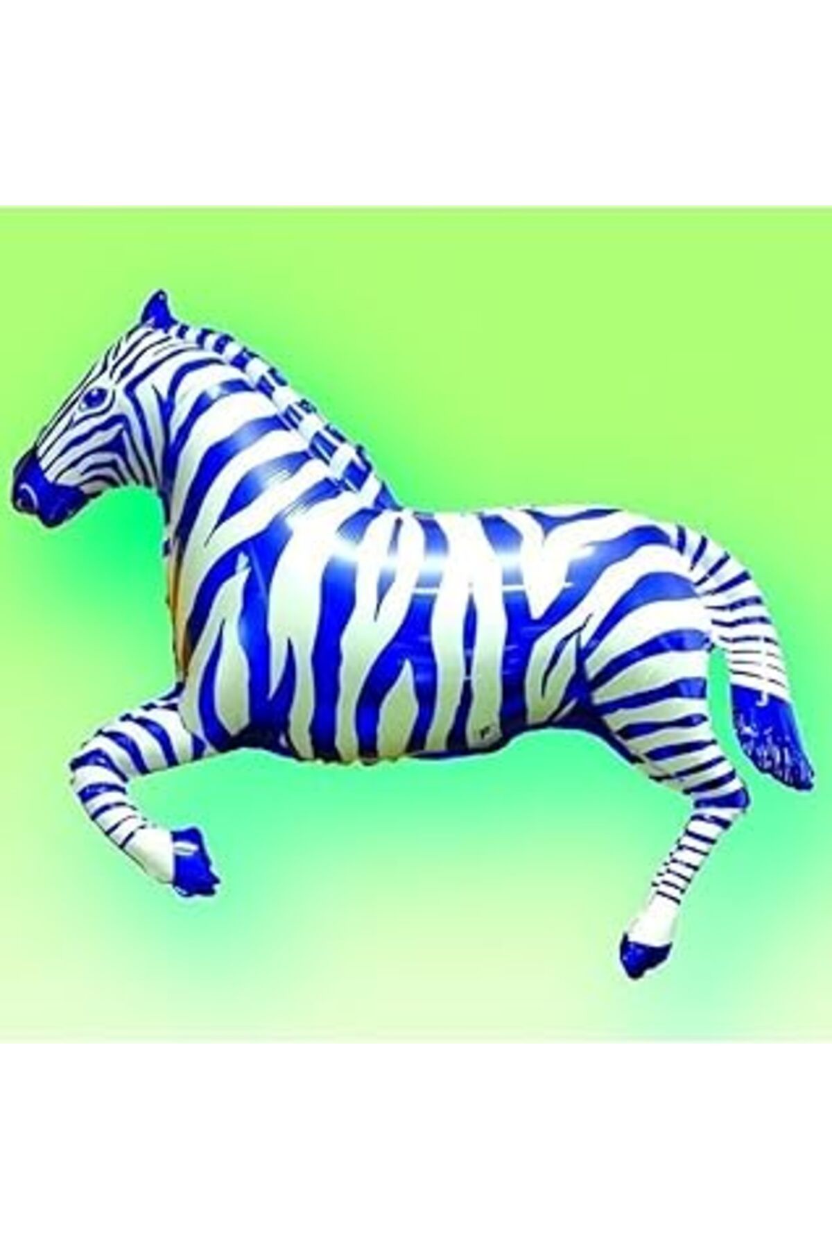 Mu Art Red Castle S.S- Zebra Mavi Folyo Balon-10 Adet 40 Inç 100 Cm