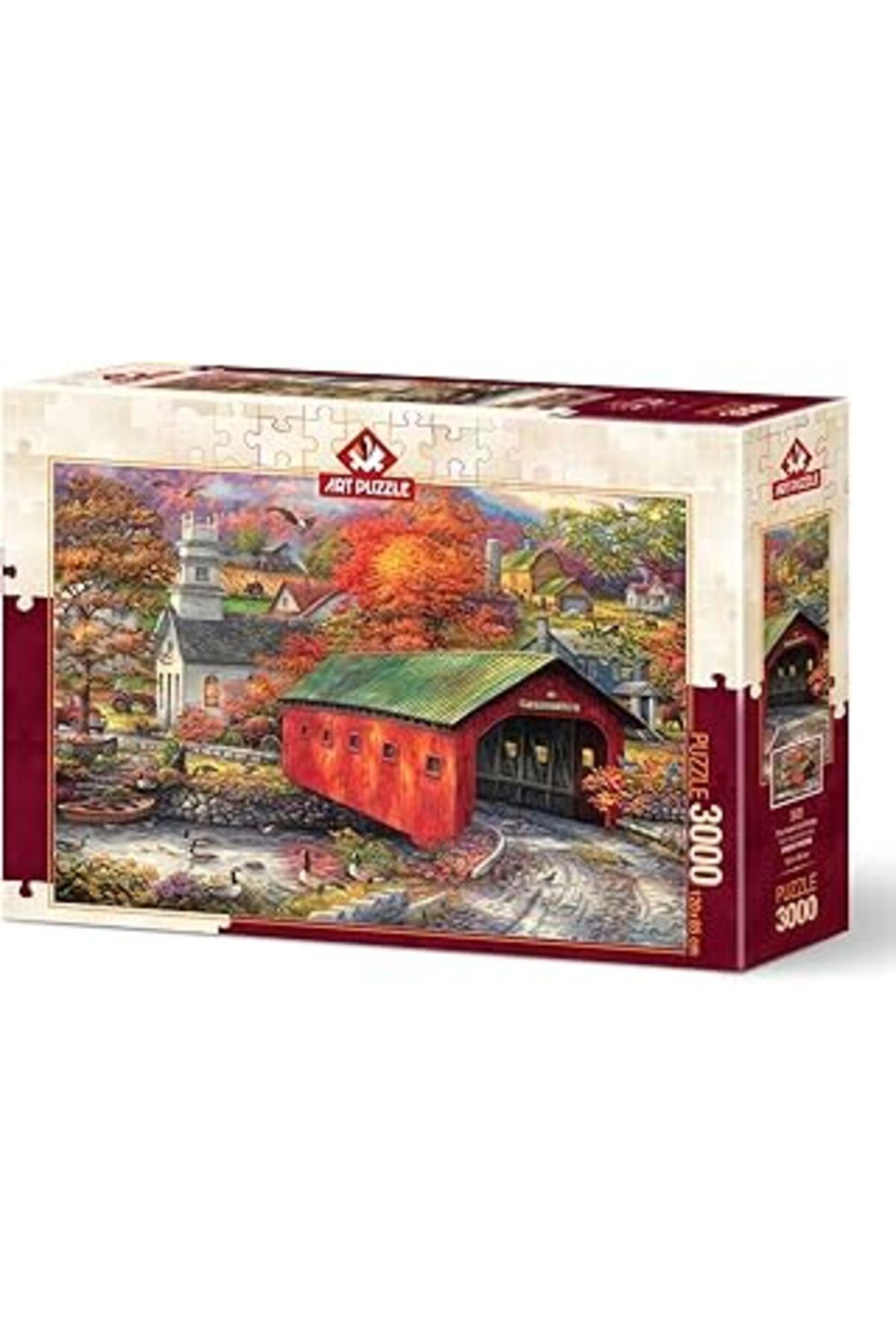 Pazarcan Art Puzzle Tatlı Hayat Köprüsü 3000 Parça Puzzle