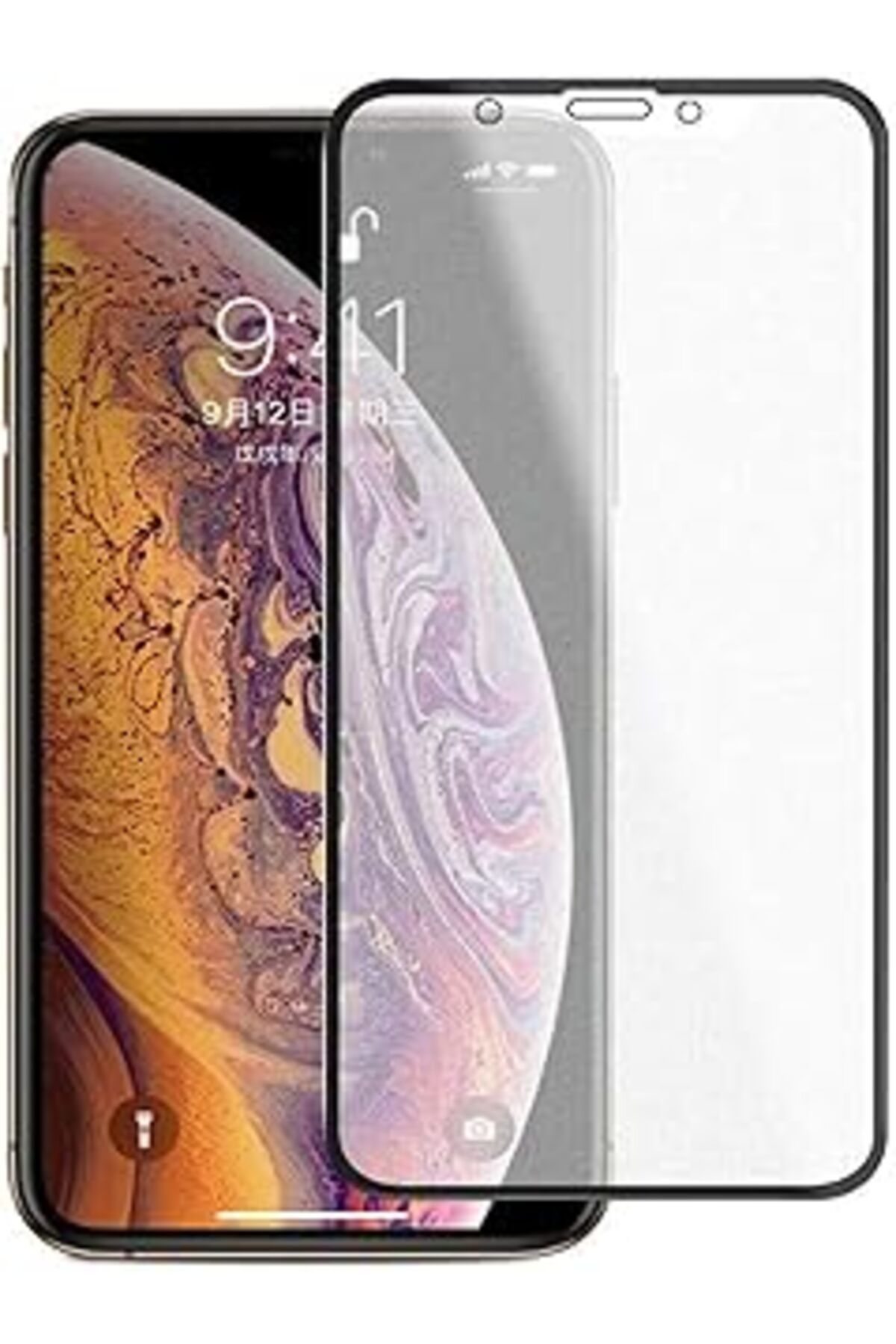 Pazarcan Bause Iphone 12 Pro Max 6.7' Uyumlu Mat Seramik Nano Ekran Koruyucu Kırılmaz Cam (Iphone 12 Pro Max