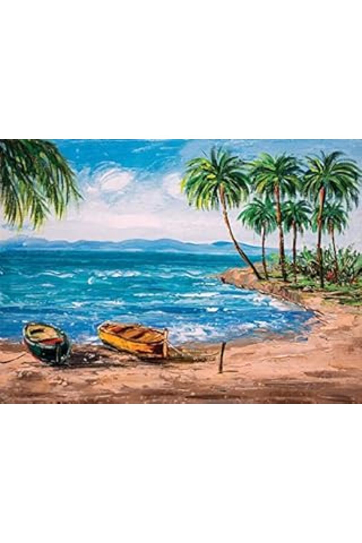 Mu Art Nova Puzzle 1000 Parça Tropikal Ada Sahili Puzzle