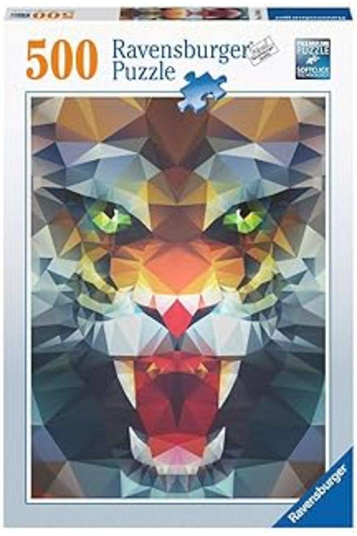 Mu Art Ravensburger Yapboz - Çokgenlerden Aslan - 500 Parça
