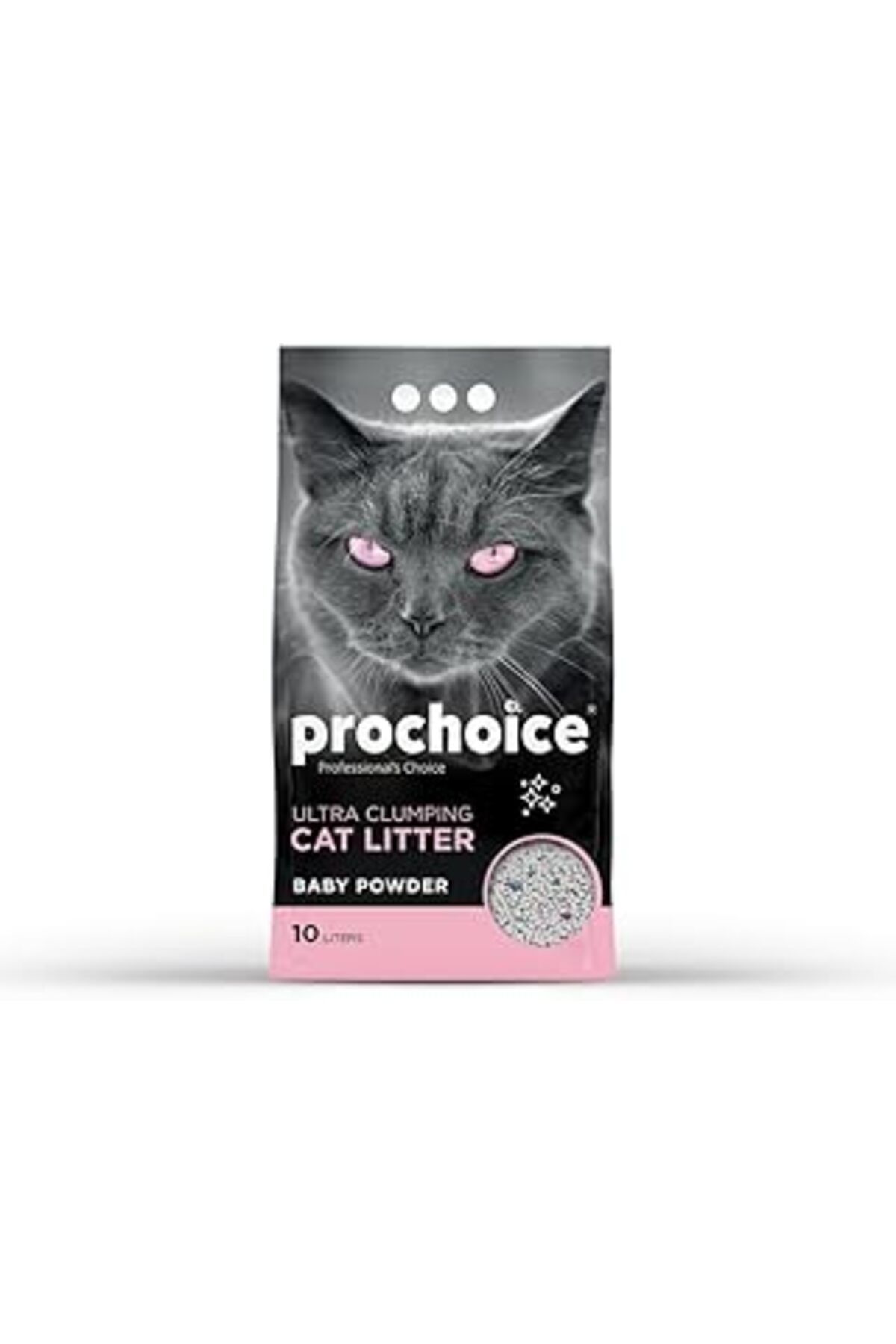 robotrend Pro Choice Kedi Kumu, Bebek Pudrası Parfümlü Bentonit, 10 Lt