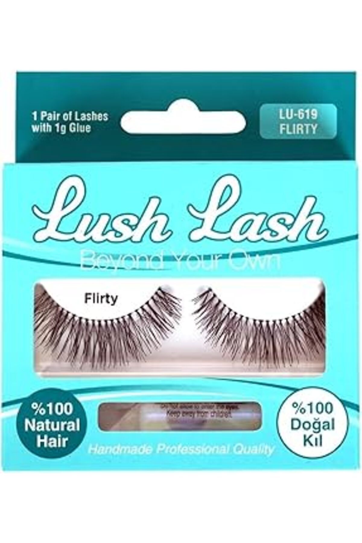 Pazarcan Lush Lash Lush Lash Takma Kirpik Lu-619 Flirty 1 Paket (1 X 1 Adet)