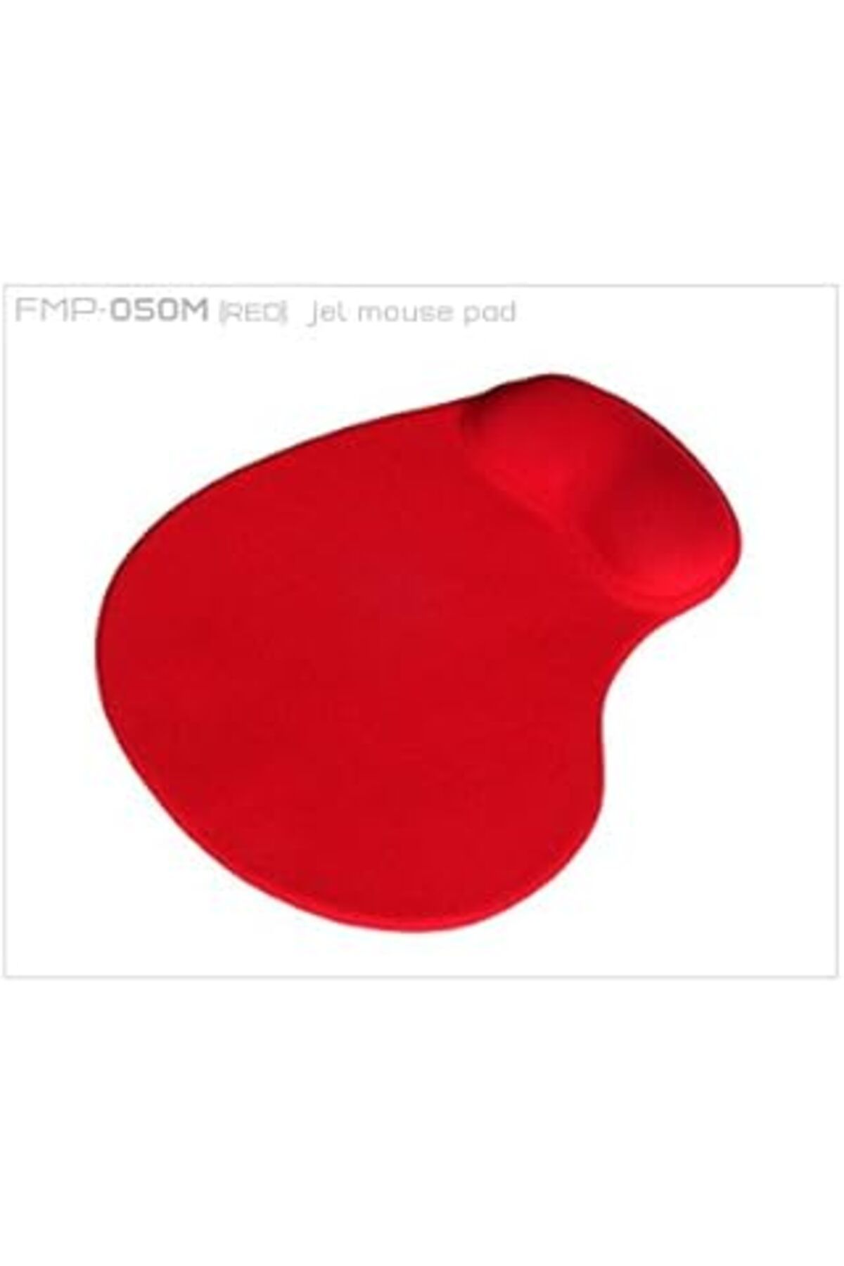 Mu Art Ahşap Frisby Fmp-050M-R Kırmızı Jel Bilek Destekli Mouse Pad