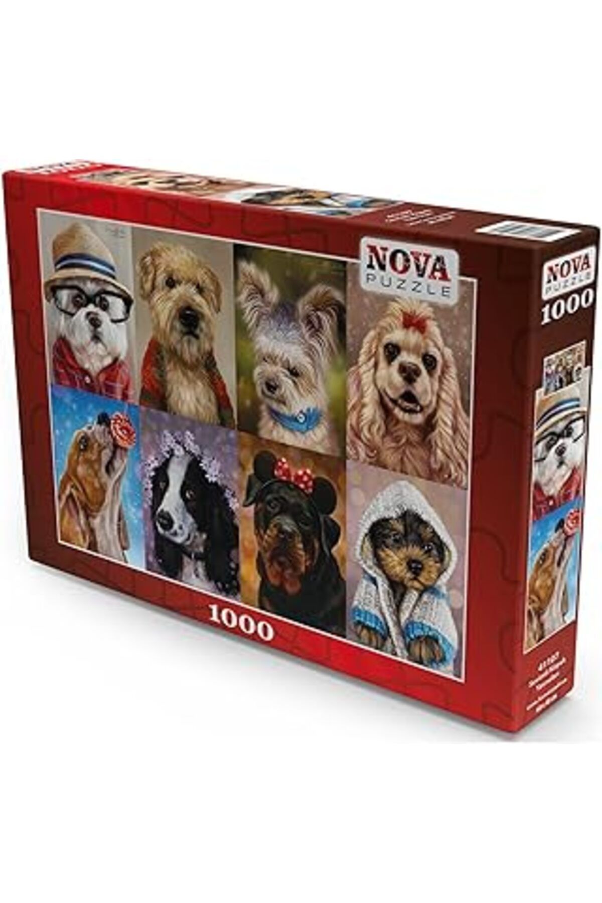 Hepta Collection Nova Puzzle 1000 Parça - Sevimli Köpek Yavruları