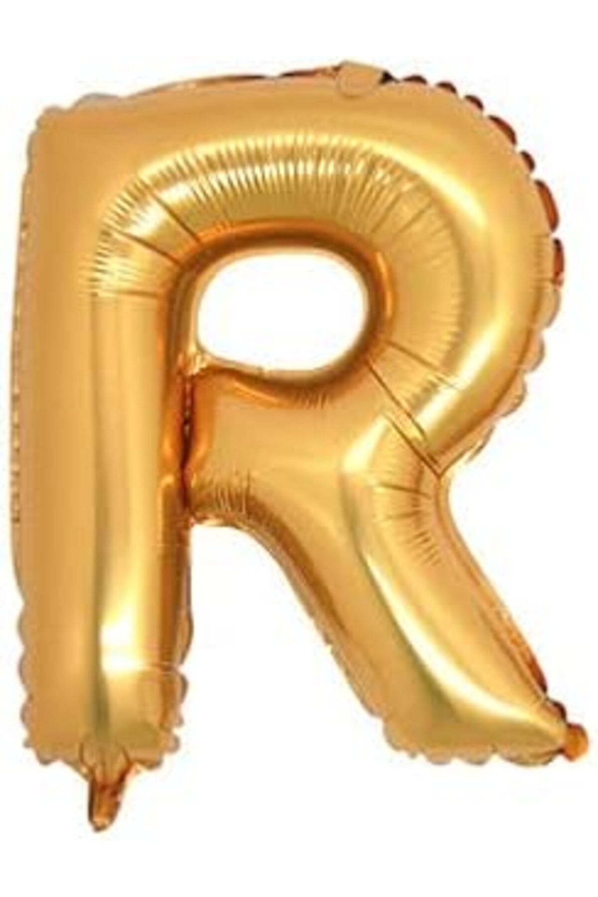 Mu Art Benim Marifetlerim - R Harfi Altın Folyo Balon 40 Inch 100 Cm