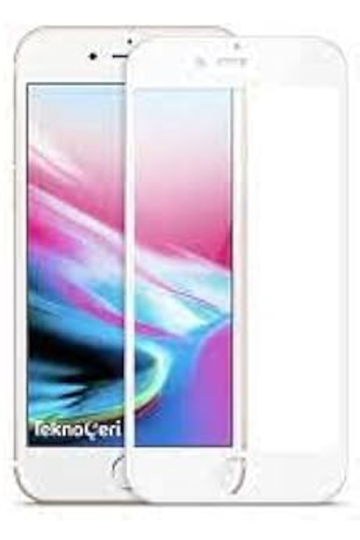 Pazarcan Aksesuarcı Iphone 7 Plus, Iphone 8 Plus Tam Kaplayan 6D Ekran Koruyucu Cam Iphone7Plus Ve Iphone8Pl