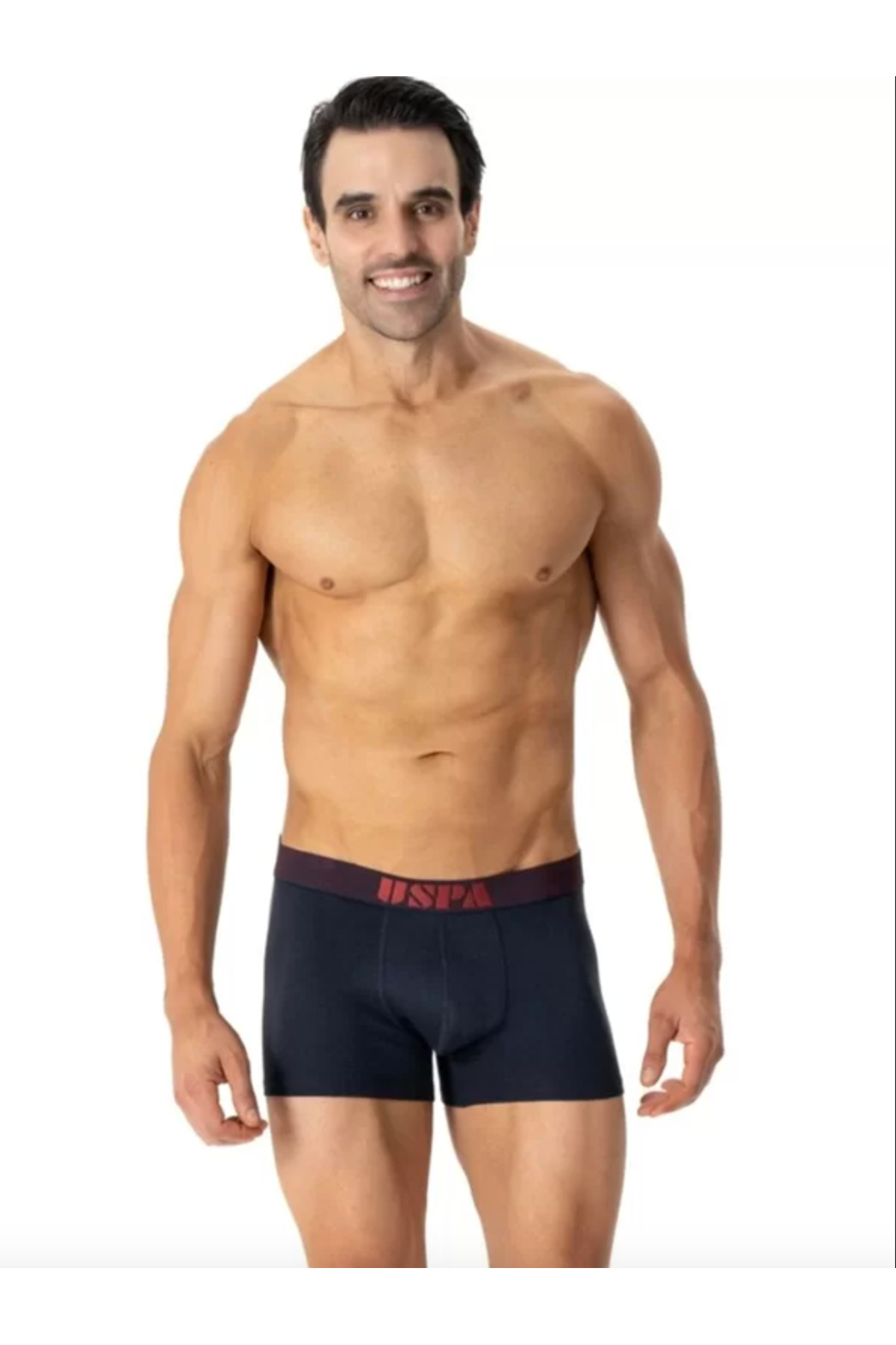 یو اس پولو شورت بوکس مردانه دارای مجوز، USPA، نخی-مودال، بسته 3 عددی (جعبه‌ای)