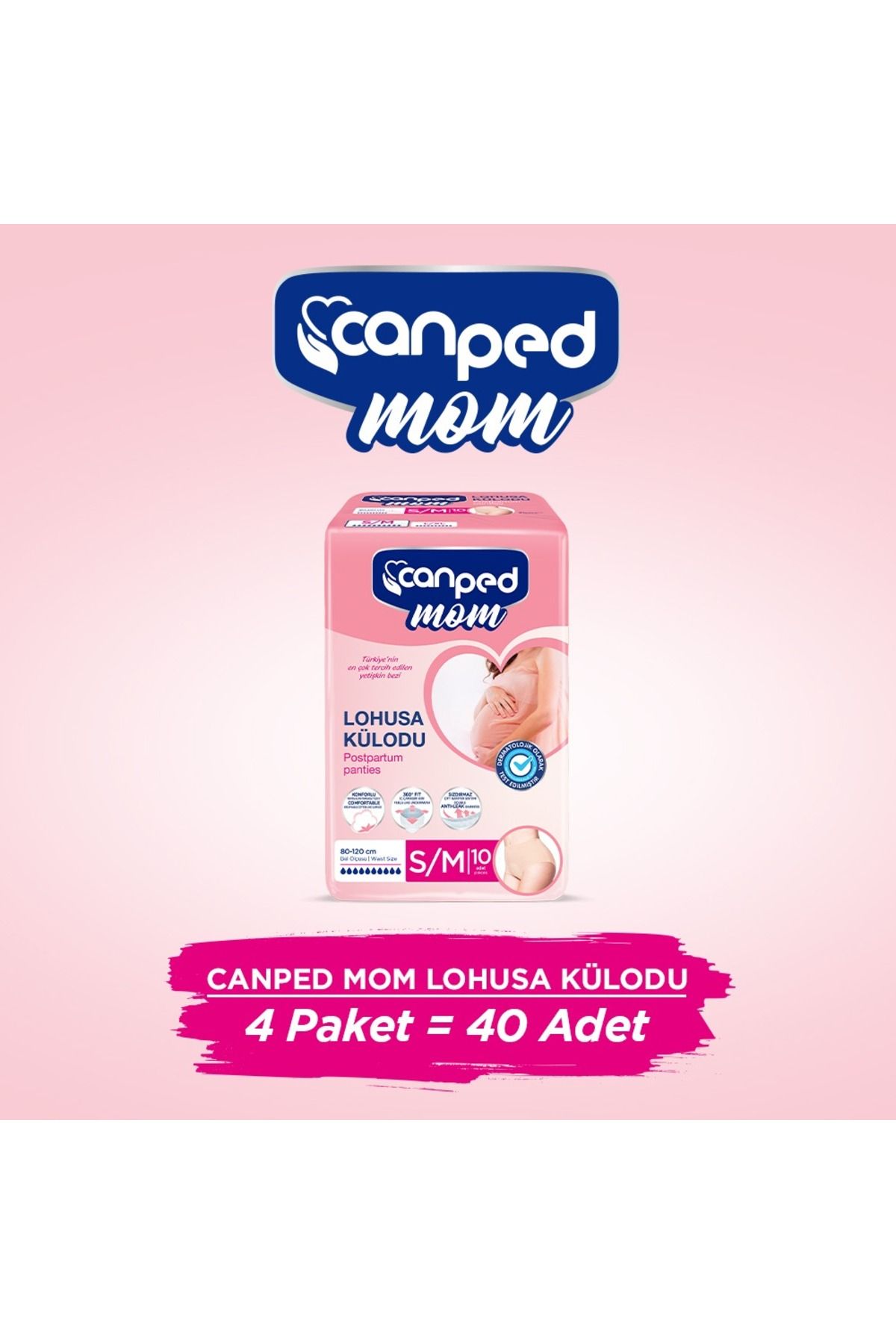 Canped Mom Lohusa Külodu S/M 10 lu x 4 Adet