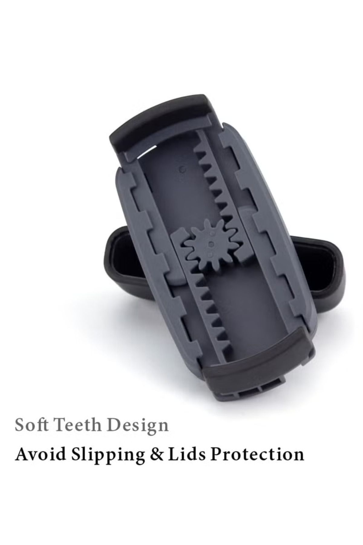 COOYA-Adjustable Jar Opener for Weak Hands, with Non-scratch Rubber Soft-touch Handle Can Opener, Black 6