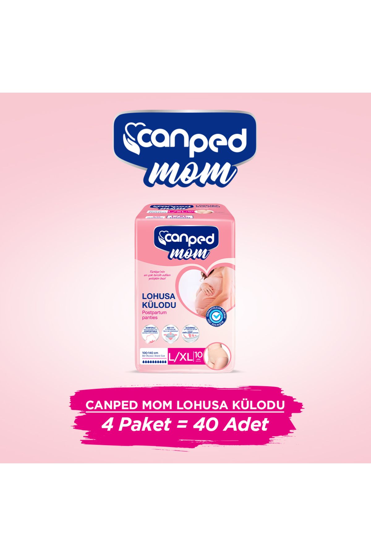 Canped Mom Lohusa Külodu L/XL 10 lu x 4 Adet