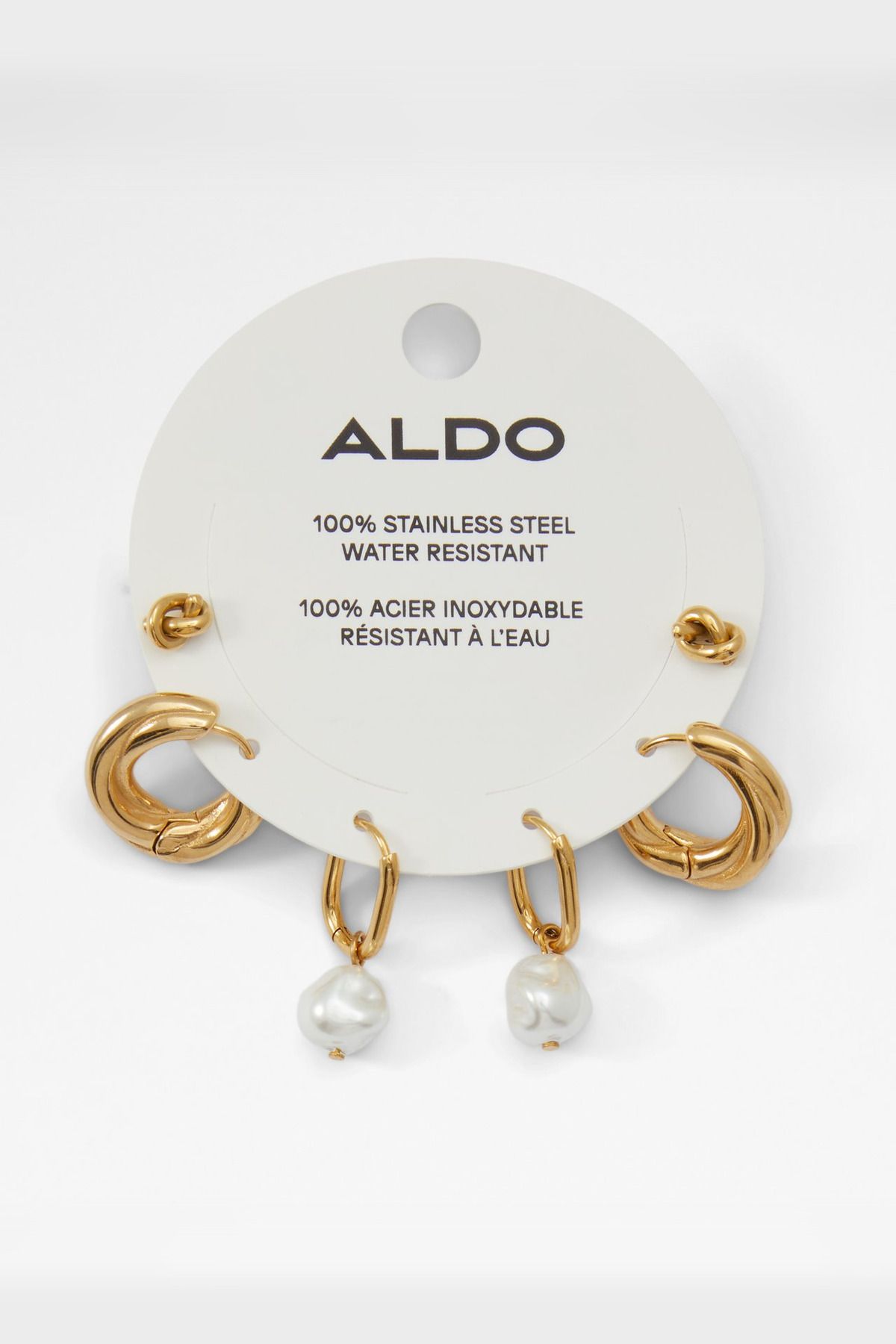 LOVEKNOTS - گوشواره رنگ طلایی زنانه Aldo