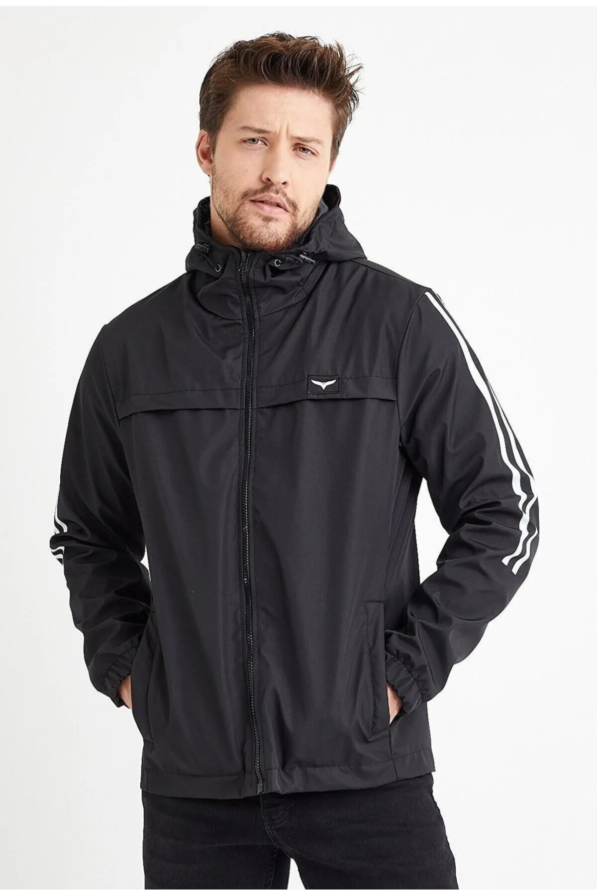 LEVEL HİGH  ERKEKSİYAH YAĞMURLUK SUYA VE RÜZGARA DAYANIKLI LEVEL HİGH - Görsel 5