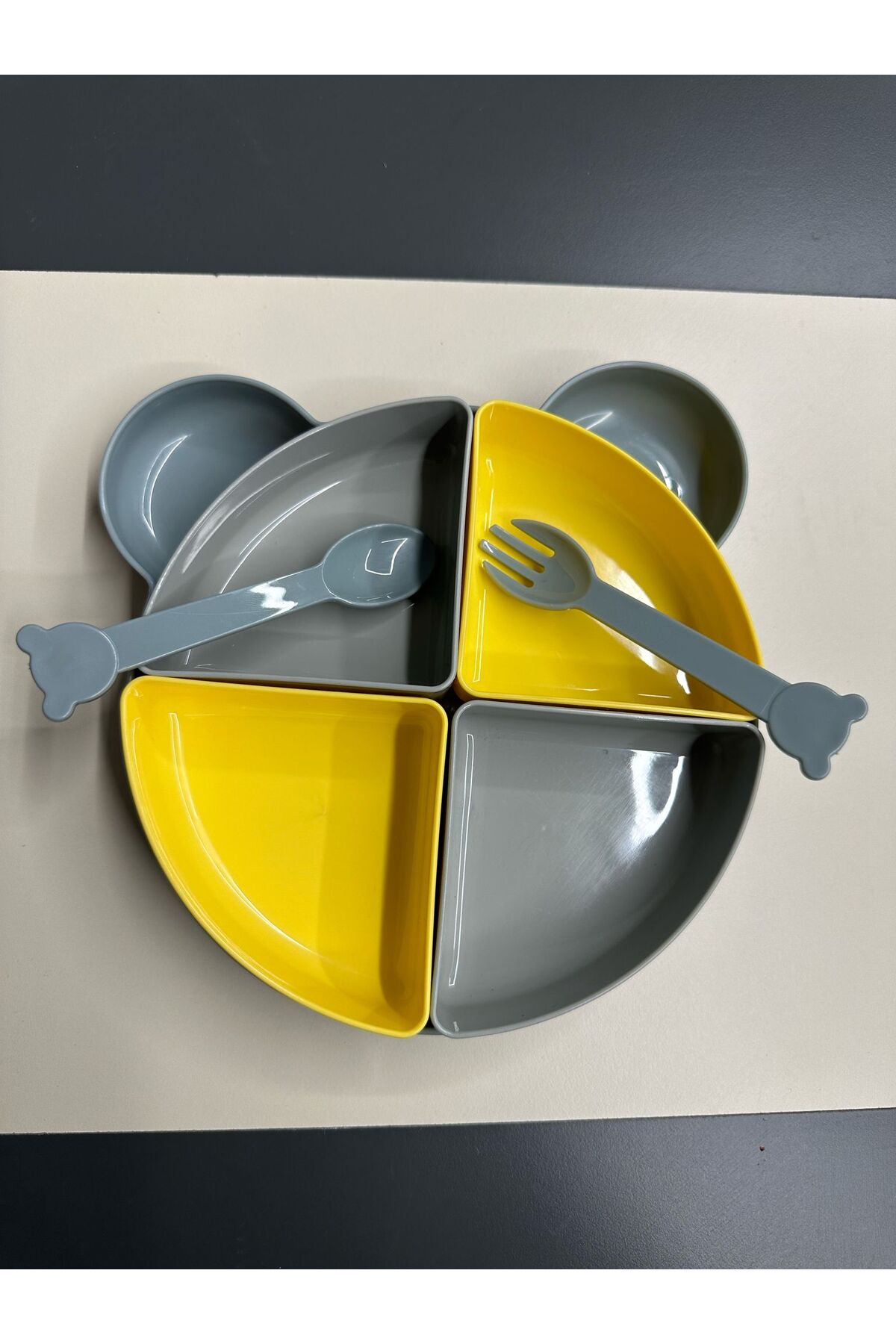 nioni 4 Bölmeli 7 Parça Yemek Seti fotoğrafı 4 (önizleme)