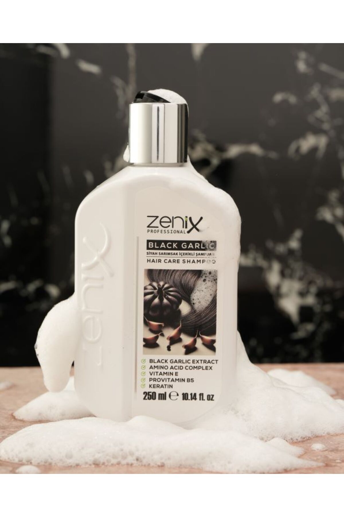 Zenix Günlük Şampuan Siyah Sarımsak İçerikli – 250 ml