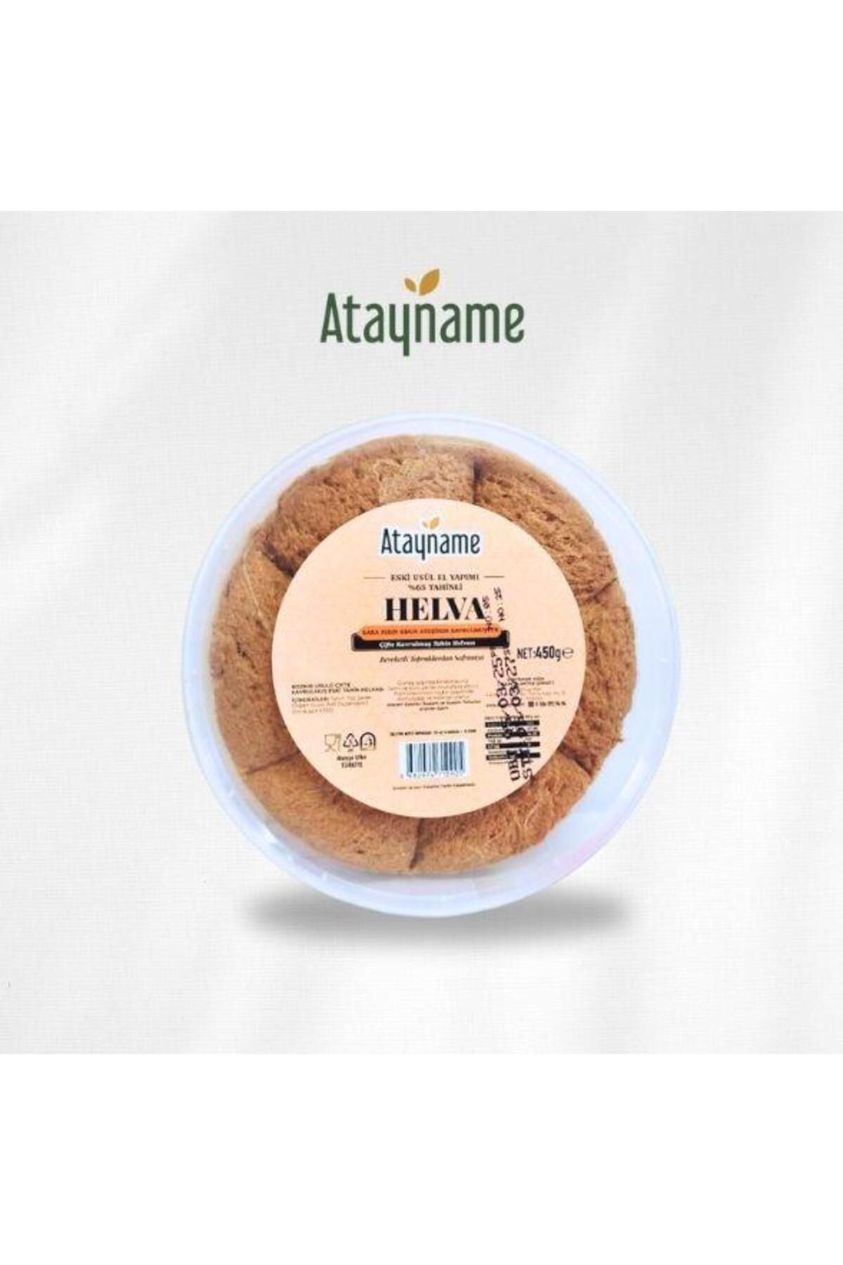 ATAYNAME Eski Usül El Yapımı %65 Tahinli Helva 450 G