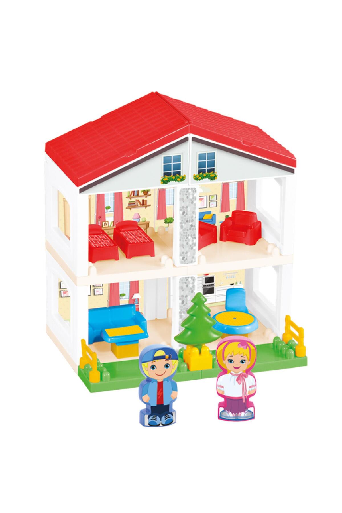 toysclub DEDE 03234 2 KATLI EV BLOKLAR fotoğrafı 2 (önizleme)
