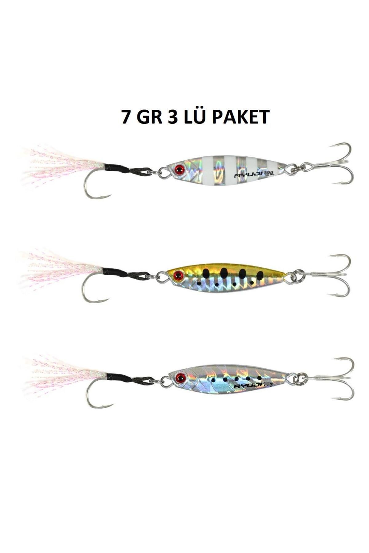 Ryuji Jig Sea Pro Mix 4cm 7gr Jig Set 3 Adet