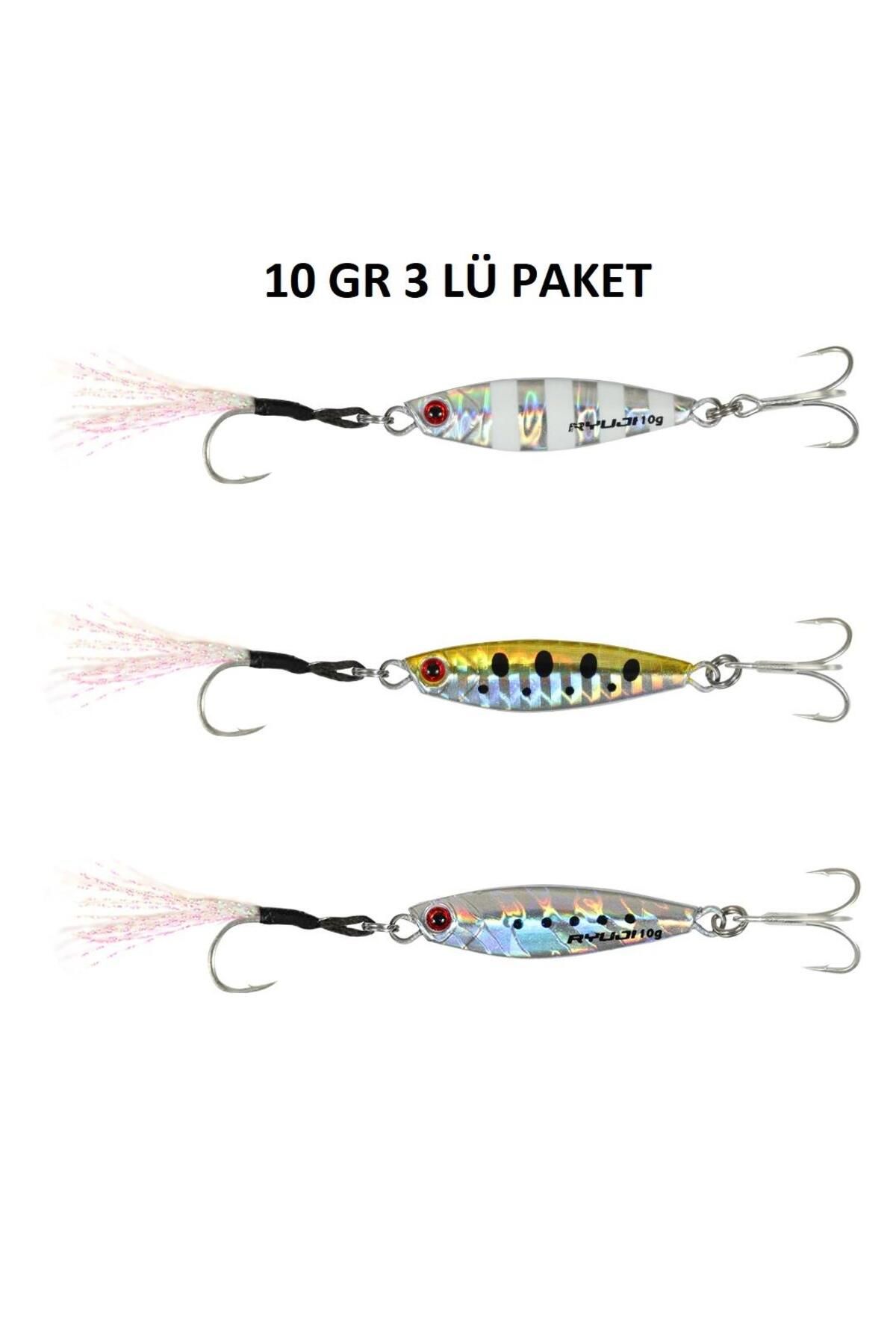 Ryuji Jig Sea Pro Mix 4cm 10gr Jig Set 3 Adet